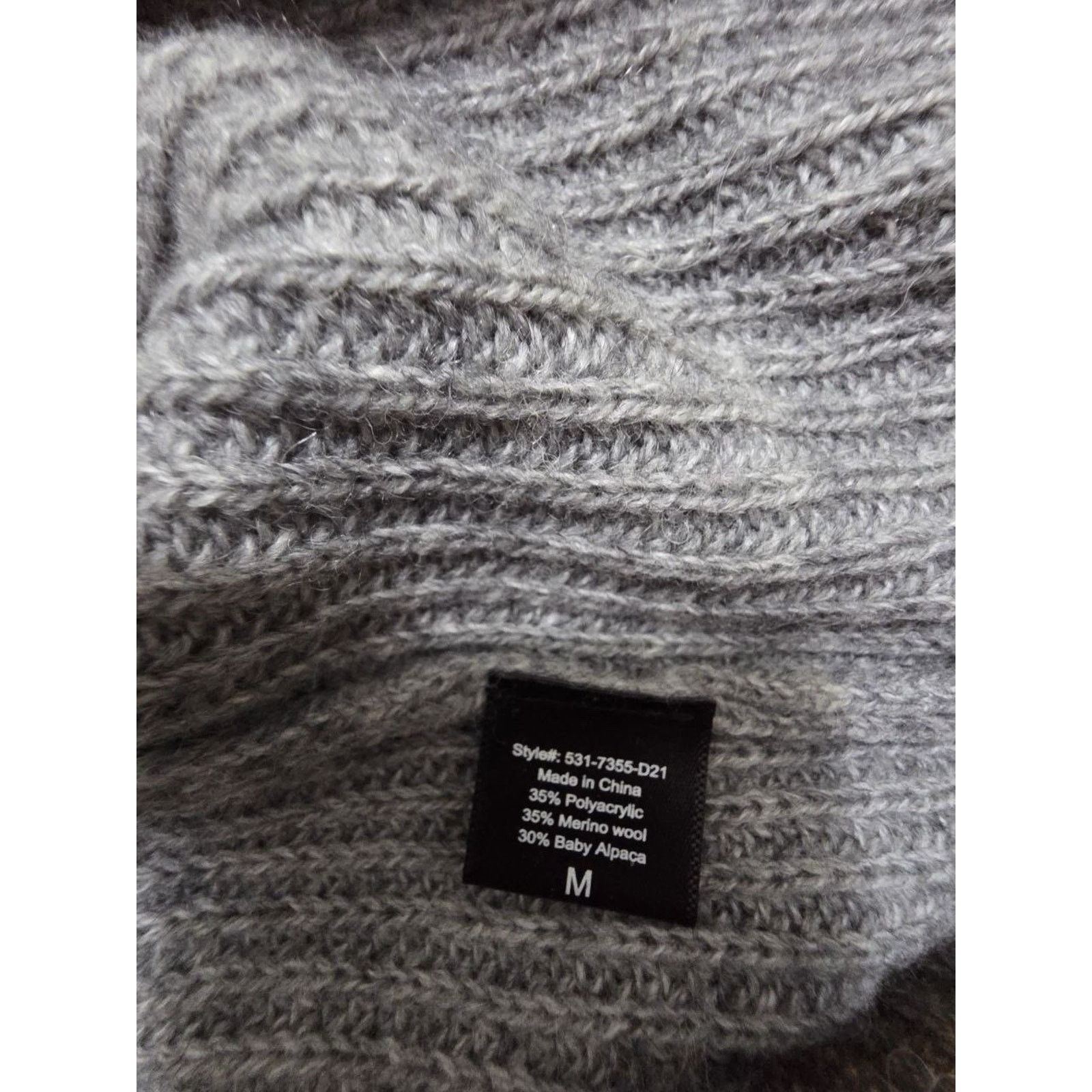 Kayden K Jenni Kayne Wool Alpaca Knit Set Gray Size M A001059 Size M / US 6-8 / IT 42-44 - 15 Thumbnail