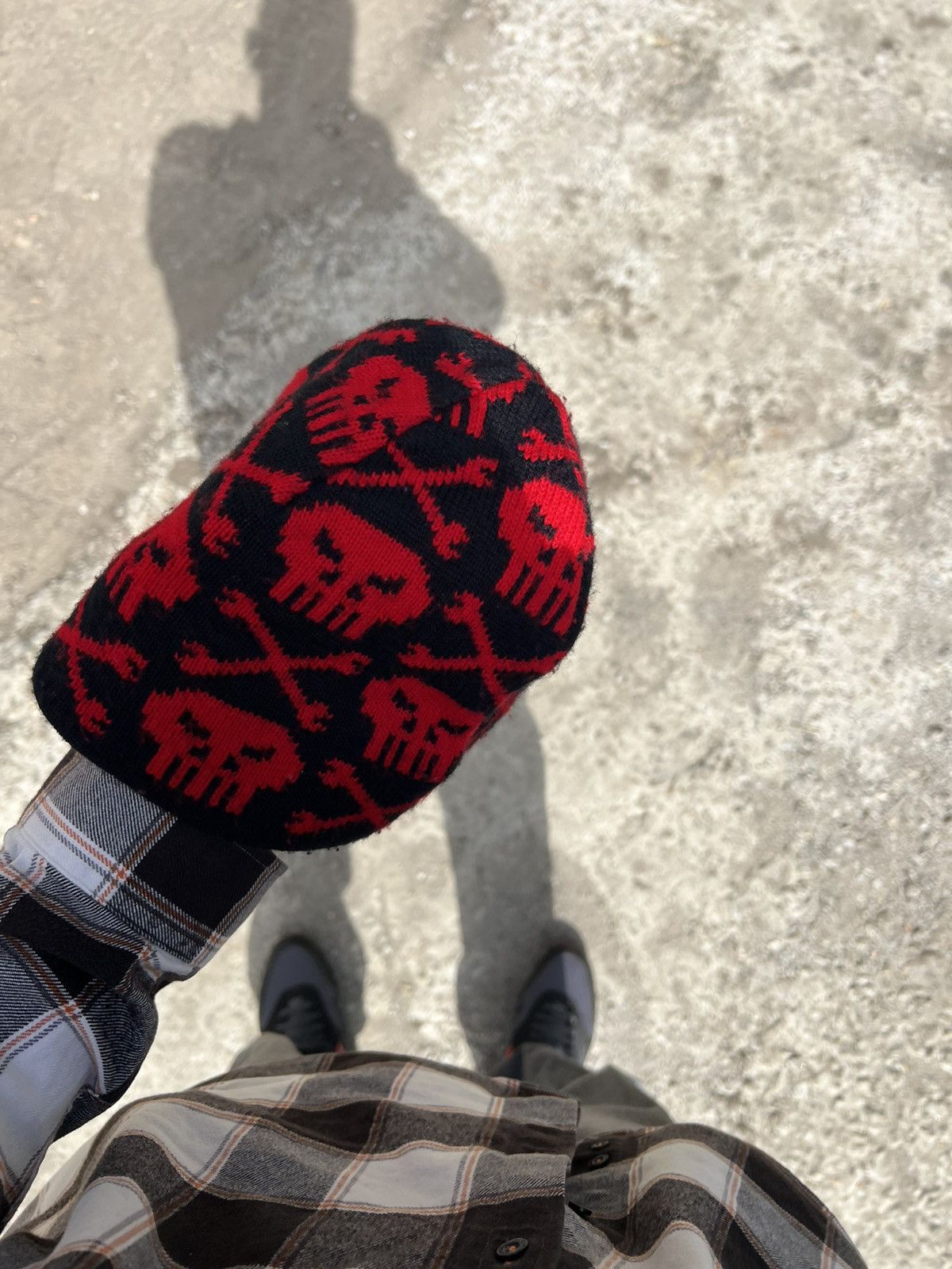 Vintage VERY RARE SKULL MONOGRAM HATS DESIGNER JAPAN STYLE Y2K SK8 Size ONE SIZE - 4 Thumbnail