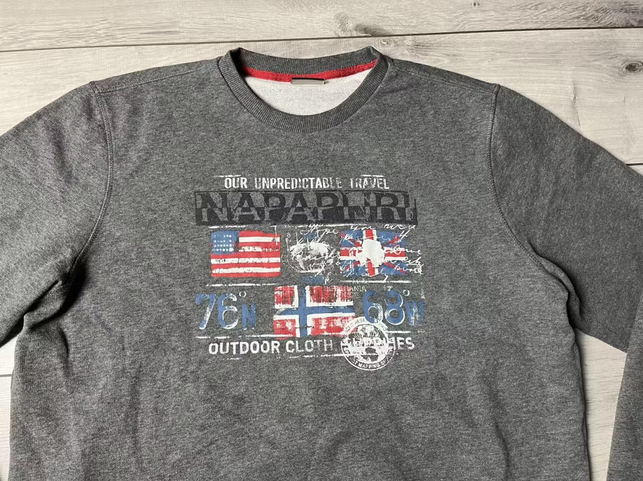 Napapijri Napapijiri sweatshirt outdoor cloth size 2XLarge Size US XXL / EU 58 / 5 - 2 Thumbnail