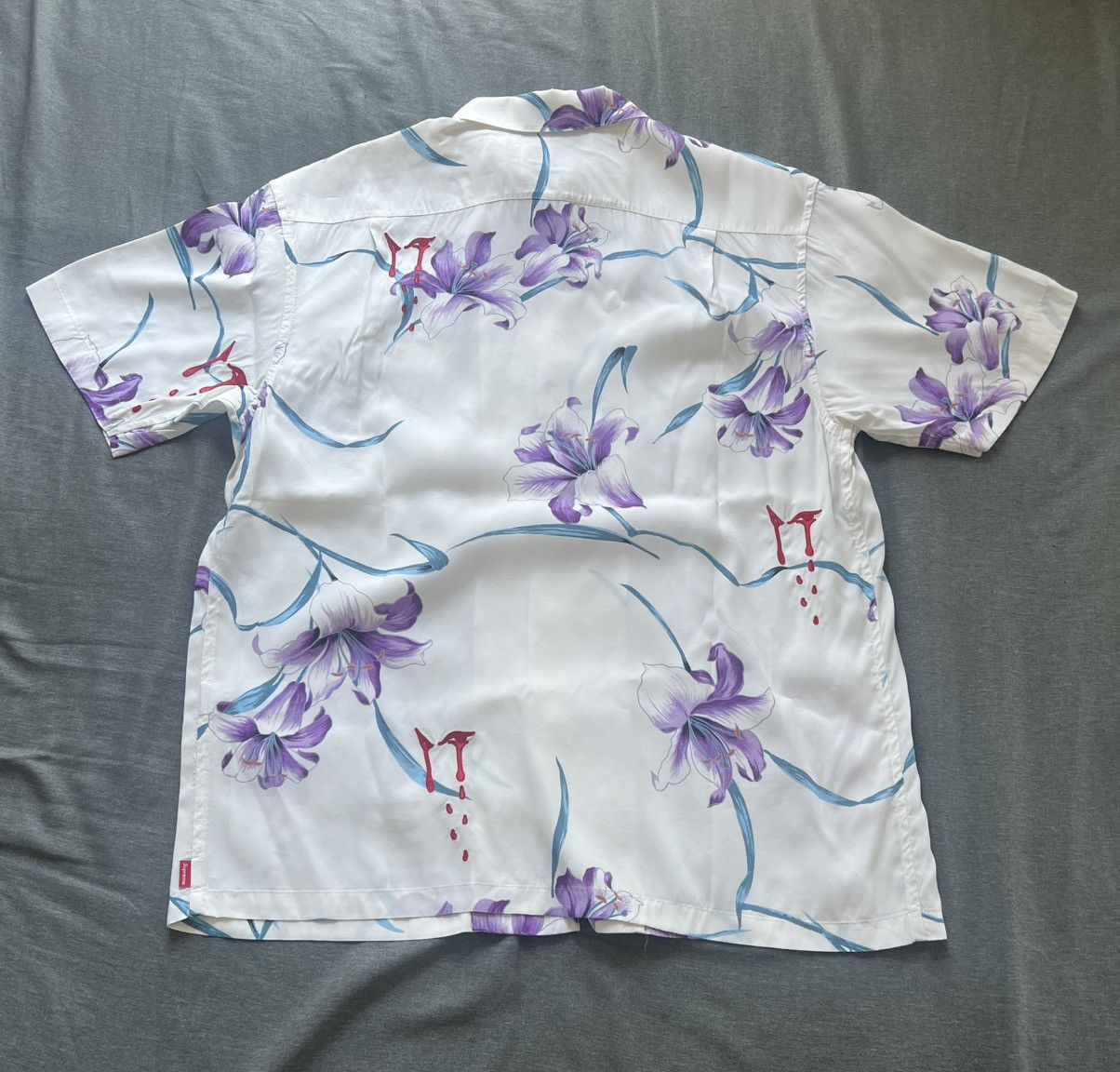 Supreme Supreme AOI Lilies SS Shirt White Size Medium Size US M / EU 48-50 / 2 - 2 Thumbnail