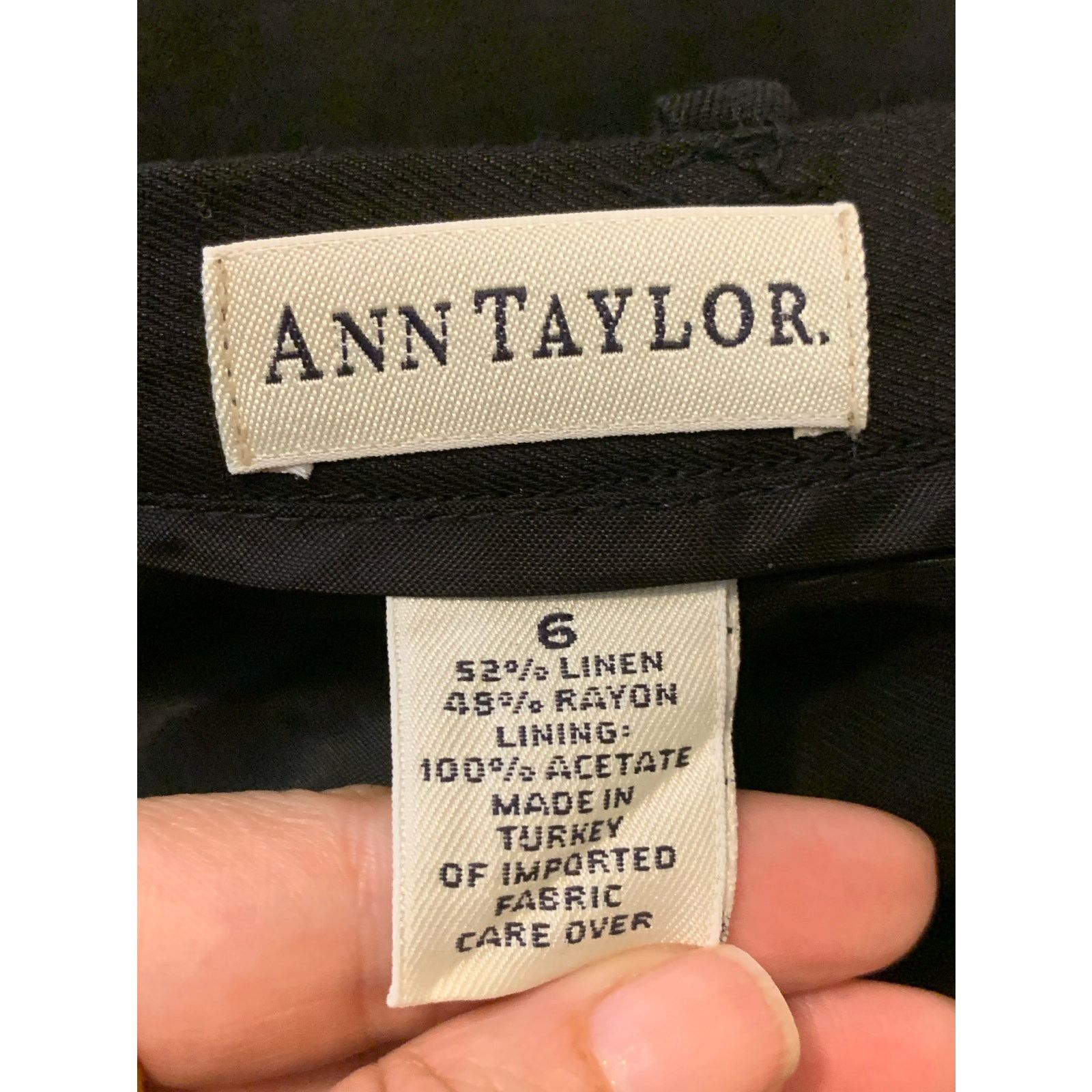 Ann Taylor Ann Taylor vintage black pencil skirt size 6 Size 27" / US 4 / IT 40 - 3 Thumbnail