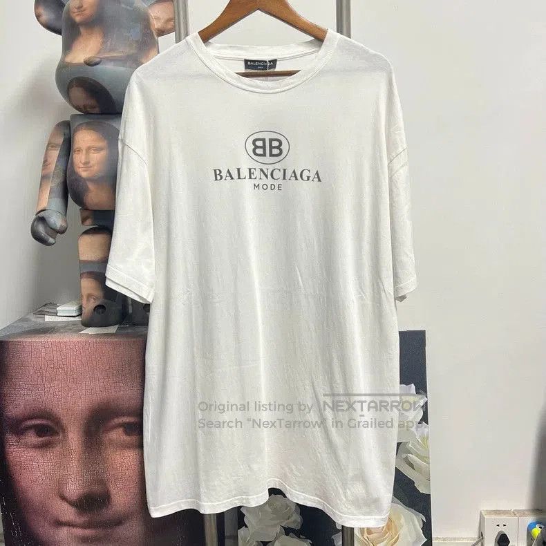 Balenciaga Balenciaga Double B Short Sleeve Tee. Size US M / EU 48-50 / 2 - 1 Thumbnail