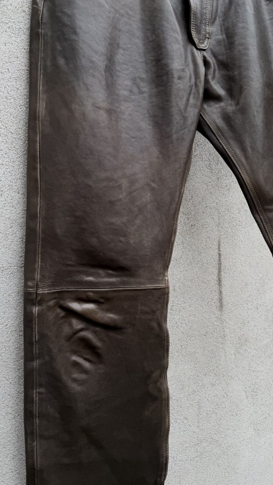 Enfants Riches Deprimes Enfants Riches Deprimes Moto fly straight leg leather jeans Size US 36 / EU 52 - 6 Thumbnail