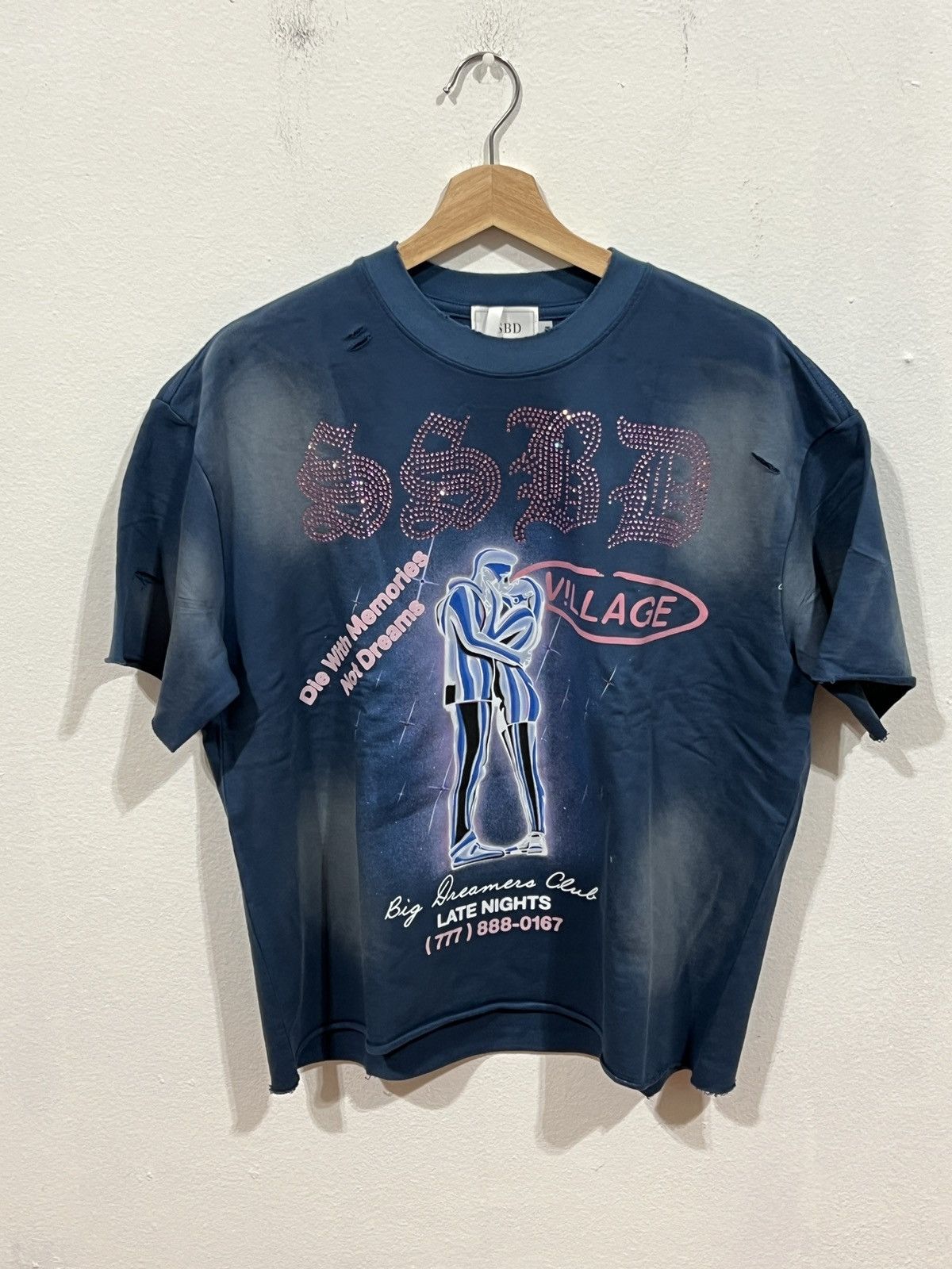 Other SSBD Village Navy Rhinestone Tee Size US M / EU 48-50 / 2 - 1 Thumbnail