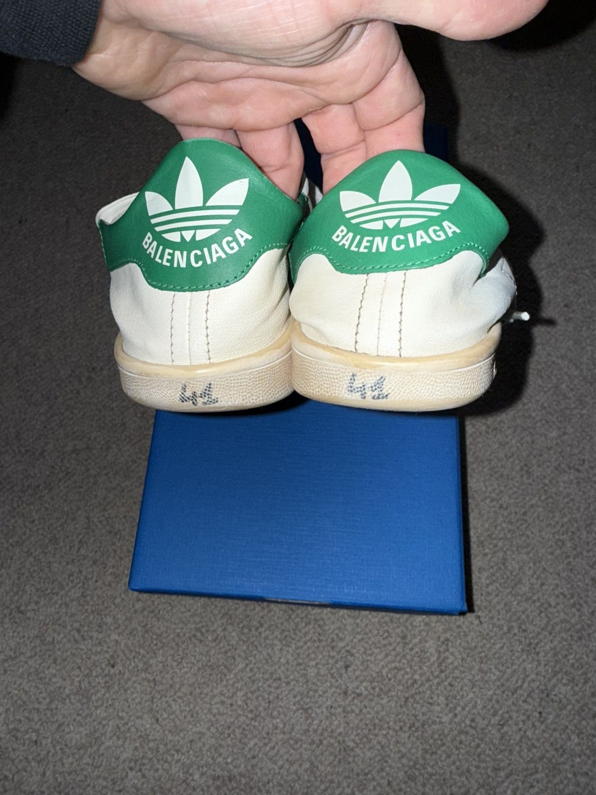Adidas × Balenciaga Adidas Balenciaga Stan Smith Worn out Size US 8 / EU 41 - 2 Thumbnail