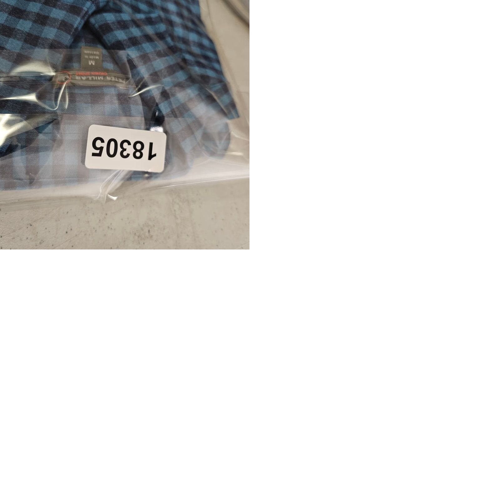 Peter Millar Peter Millar Crown Sport Shirt Mens Size Medium Blue Gingham Check Button-Up Size US M / EU 48-50 / 2 - 9 Thumbnail