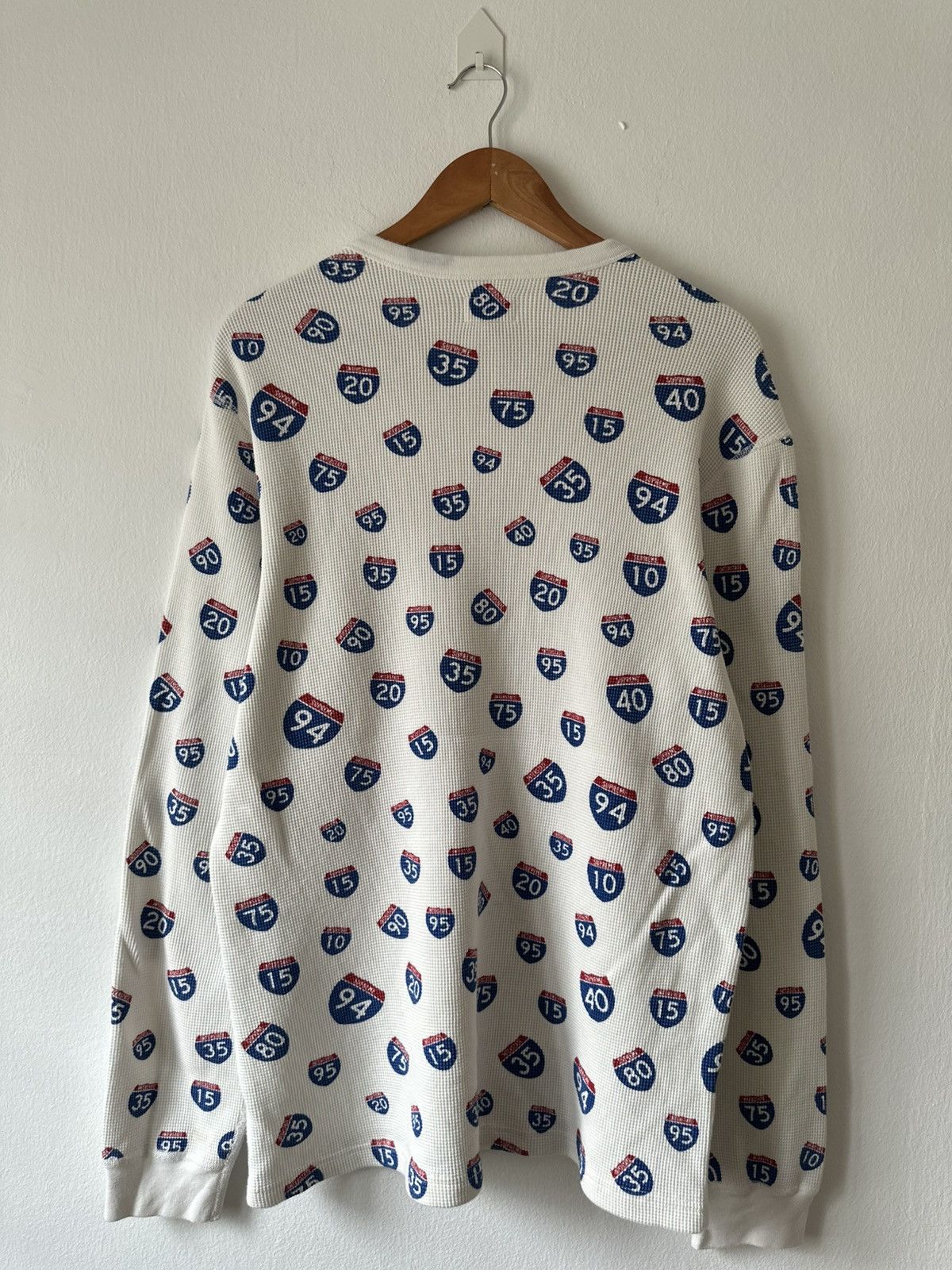 Supreme Supreme Interstate Logo Waffle Size US L / EU 52-54 / 3 - 4 Thumbnail