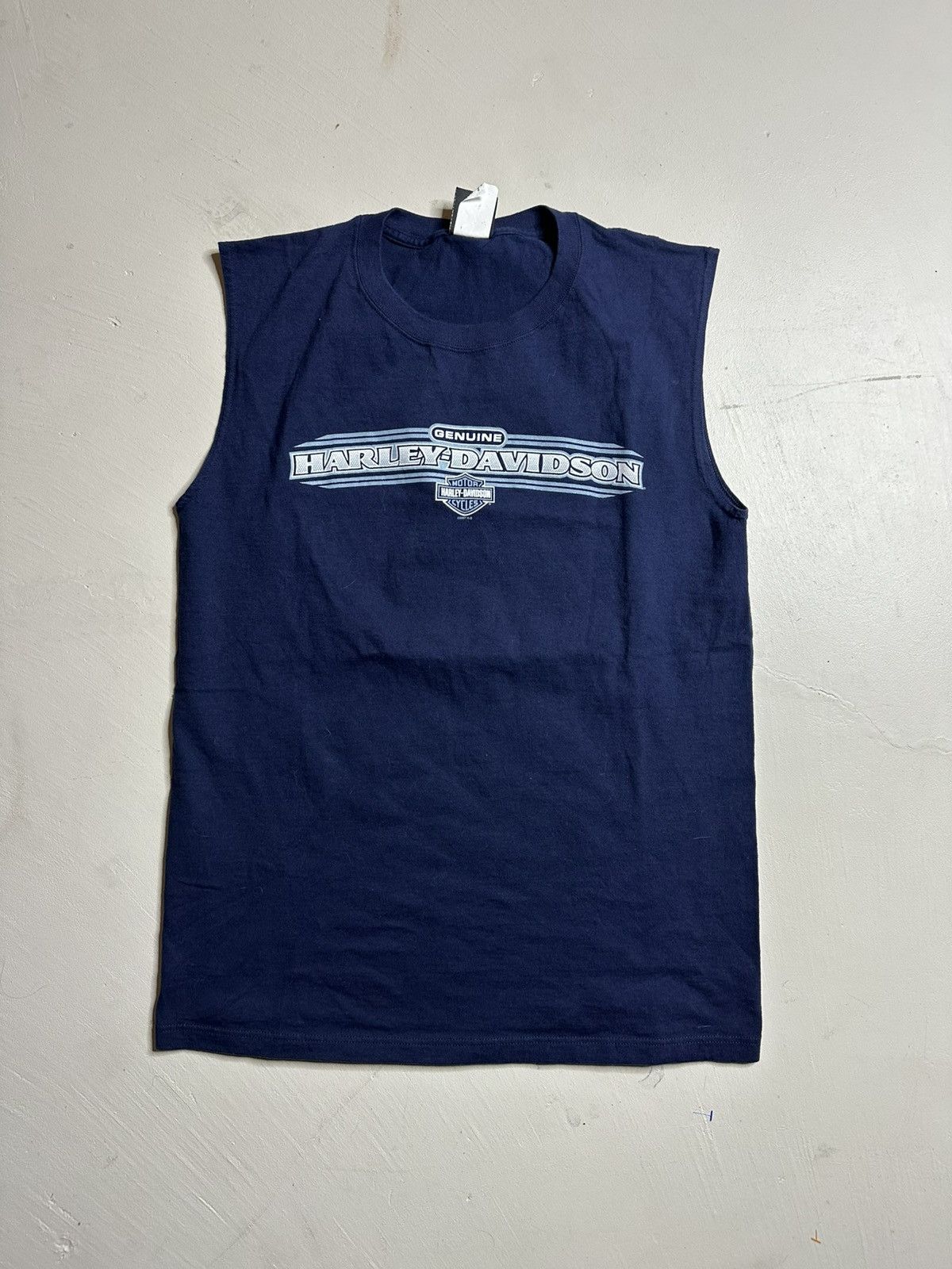 Harley Davidson Vintage Harley Davidson Made In USA Tank Top Size US L / EU 52-54 / 3 - 3 Thumbnail