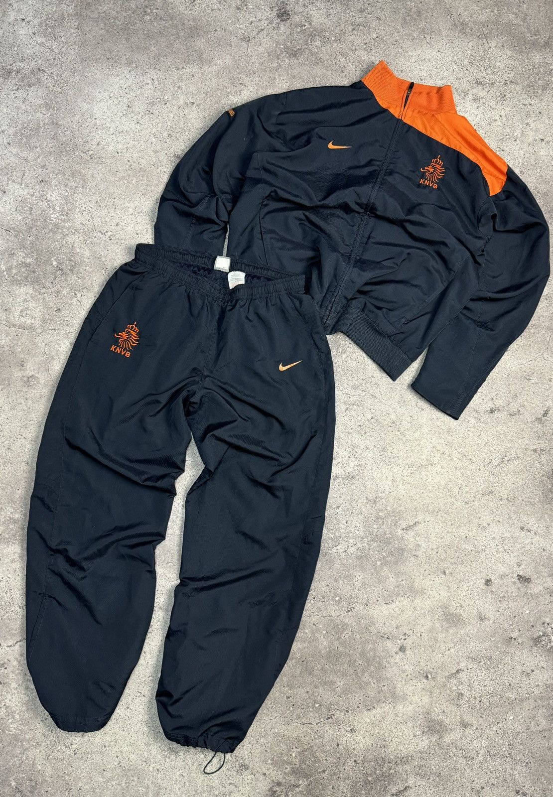 Adidas × Vintage Vintage 3v1 Nike Netherland Track nylon Suit Size XL Size 42R - 2 Thumbnail