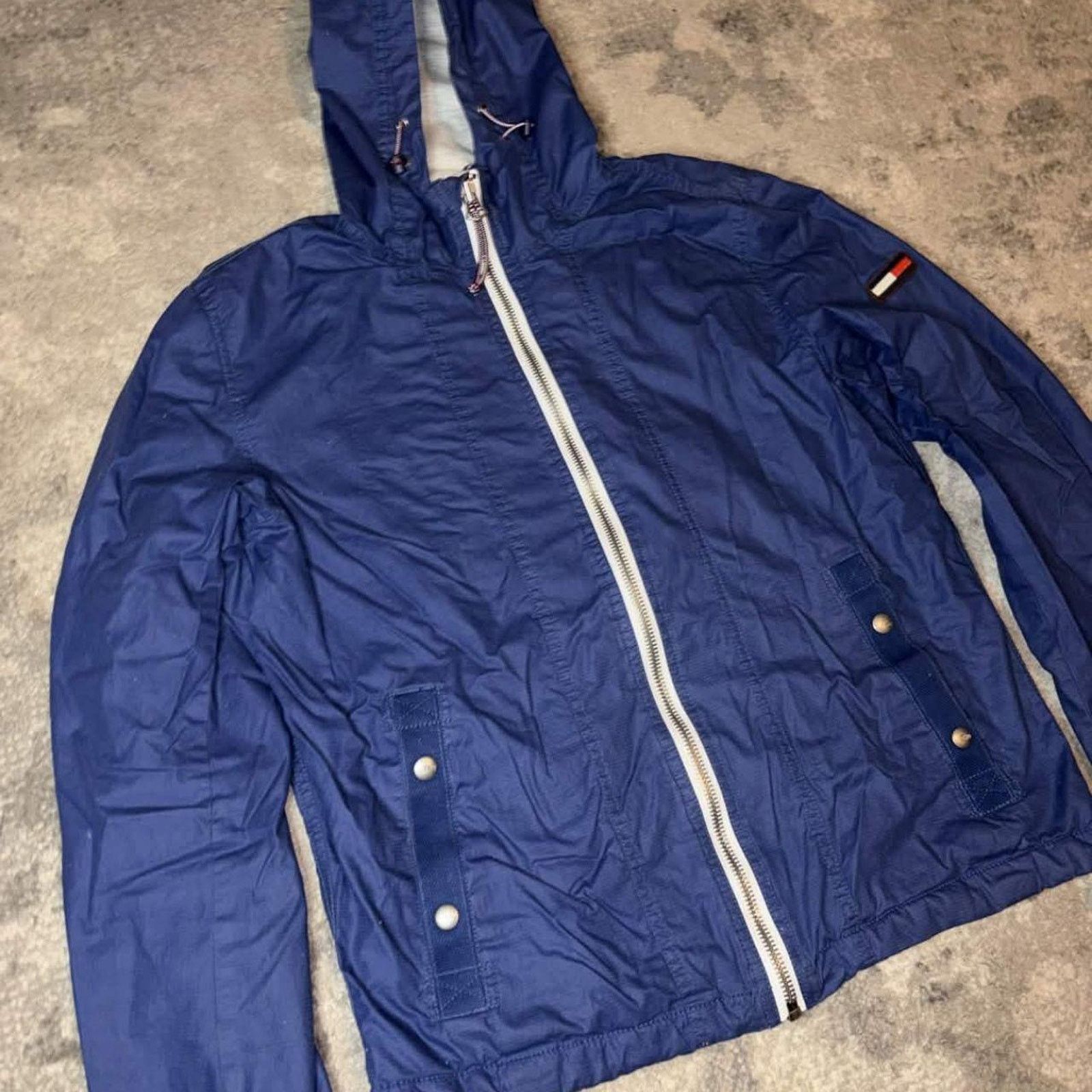 Tommy Hilfiger Retro-style Tommy Hilfiger Denim Windbreaker Jacket Size US M / EU 48-50 / 2 - 7 Thumbnail