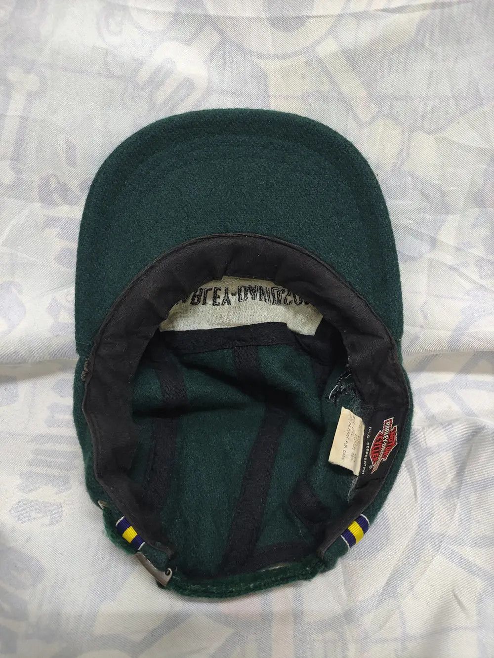 Harley Davidson × Vintage HARLEY DAVIDSON VINTAGE 5 PANEL WOOL CAP Size ONE SIZE - 12 Thumbnail