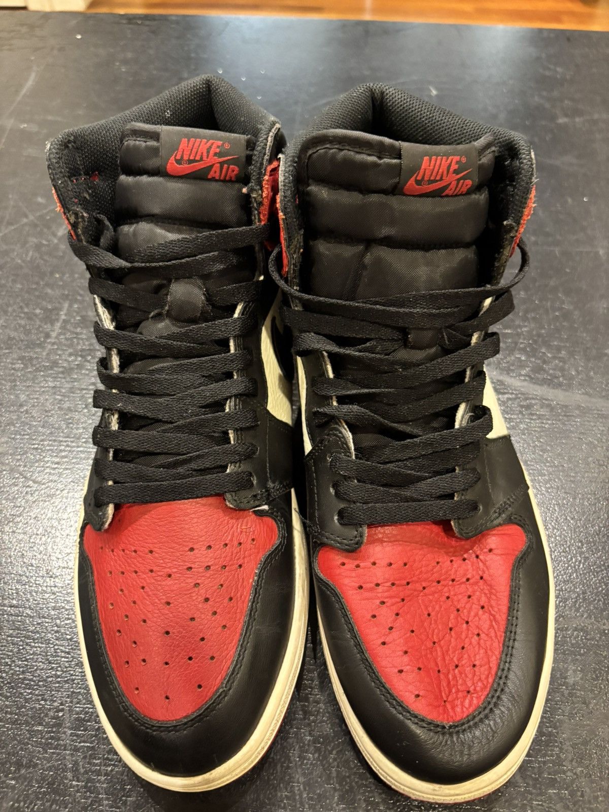 Jordan Brand Jordan 1 Retro High ‘Bred Toe’ Size US 12 / EU 45 - 4 Thumbnail