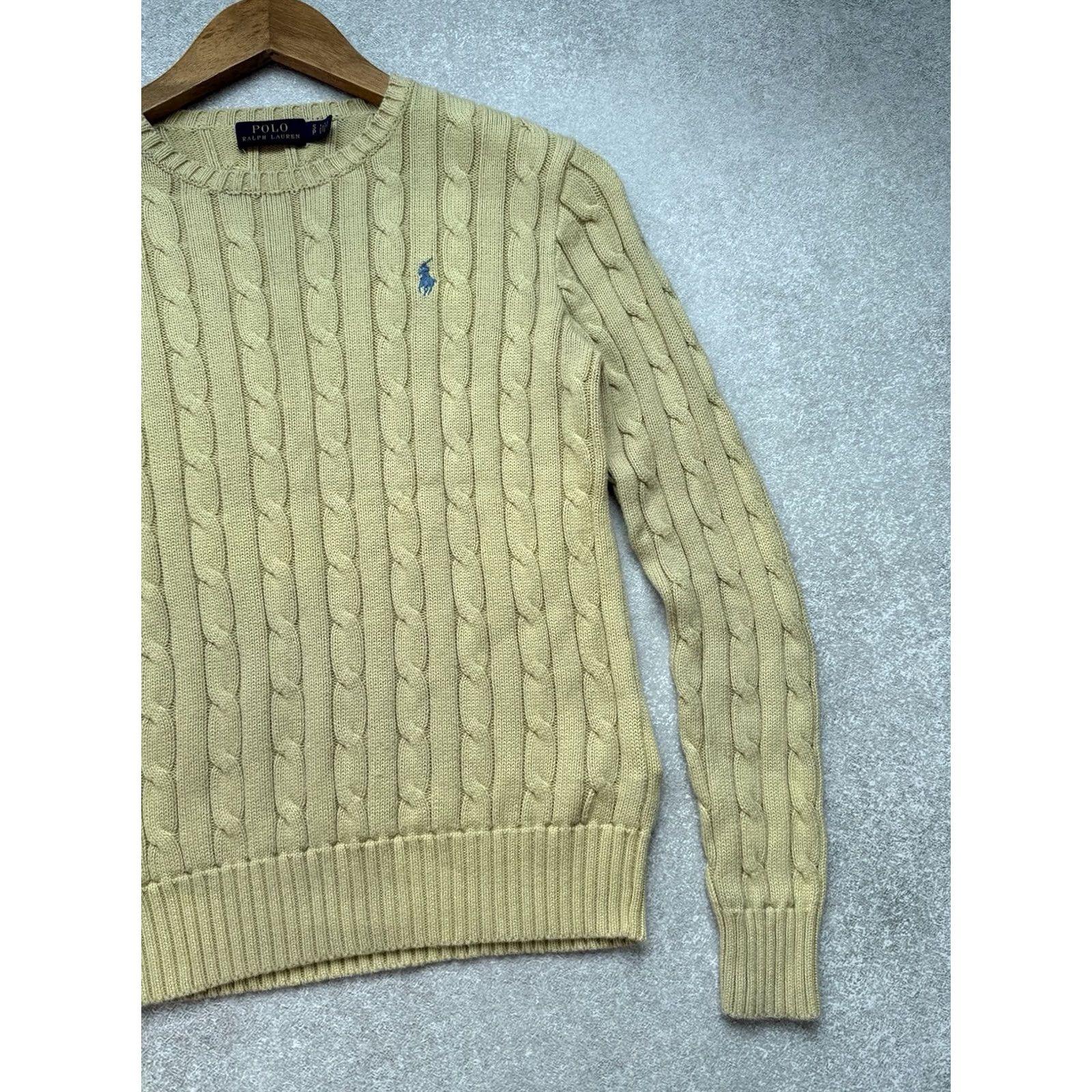 Polo Ralph Lauren Polo Ralph Lauren Sweater Crew Neck Womens Gold S Size S / US 4 / IT 40 - 5 Thumbnail