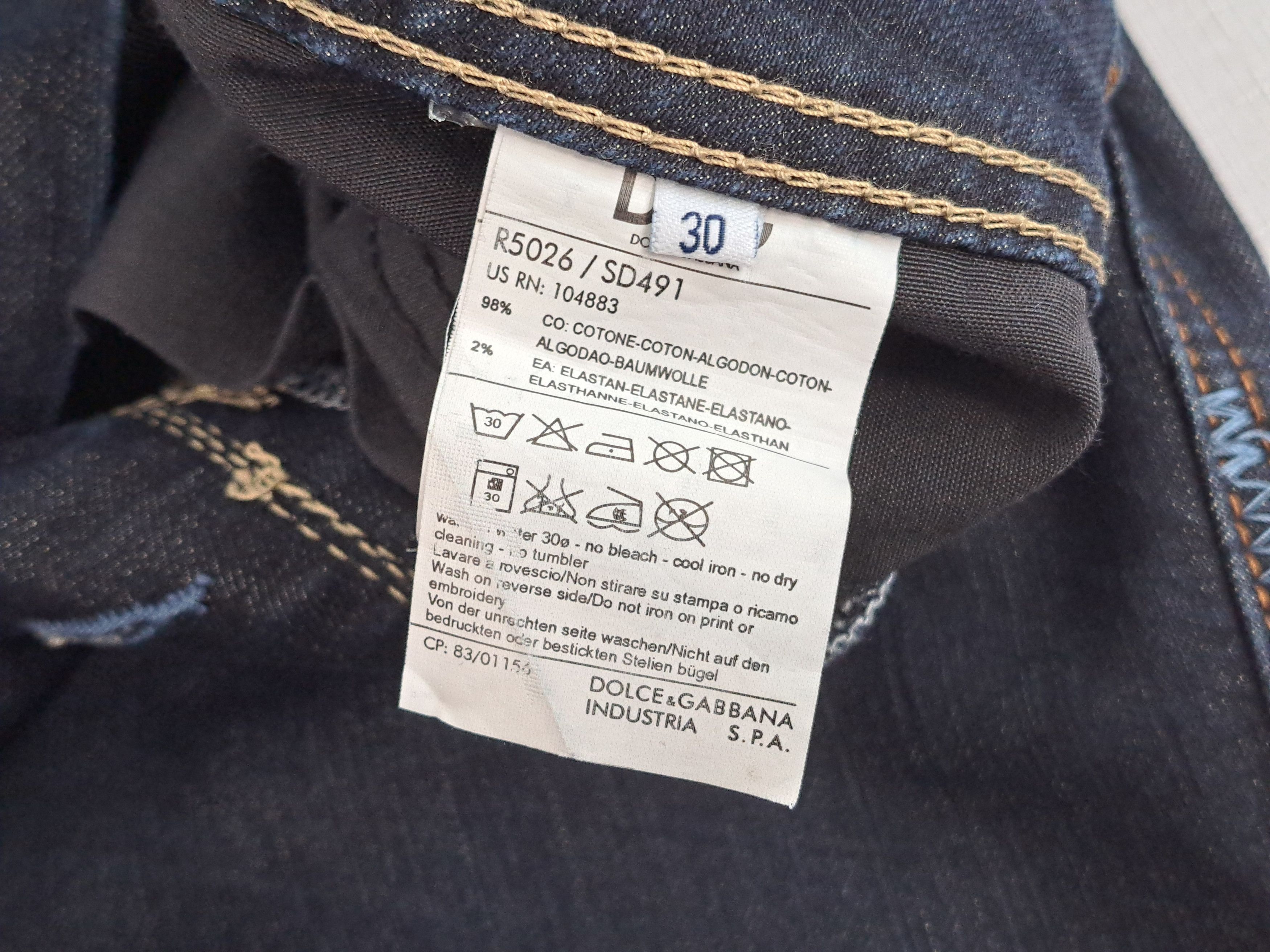 Dolce & Gabbana Dolce & Gabbana jeans. Size 30. Size US 30 / EU 46 - 15 Thumbnail