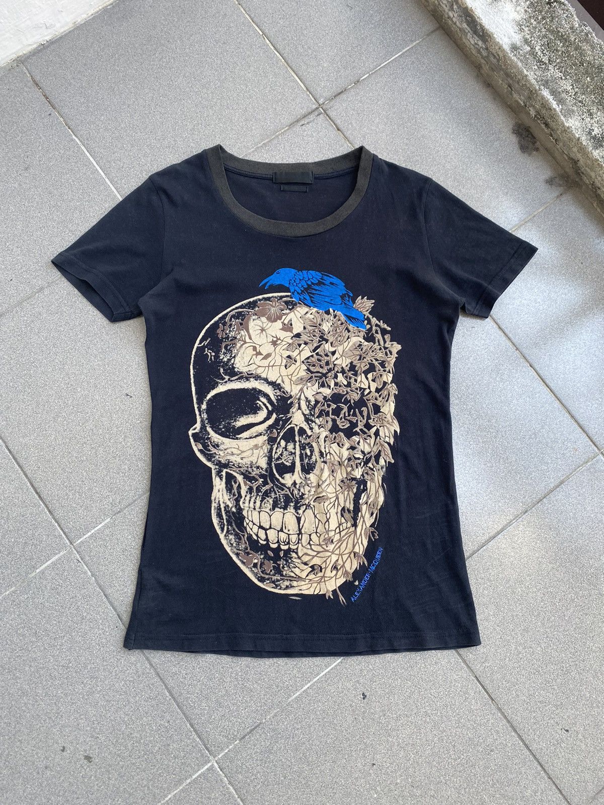 Alexander Mcqueen Skull Printed T-shirt