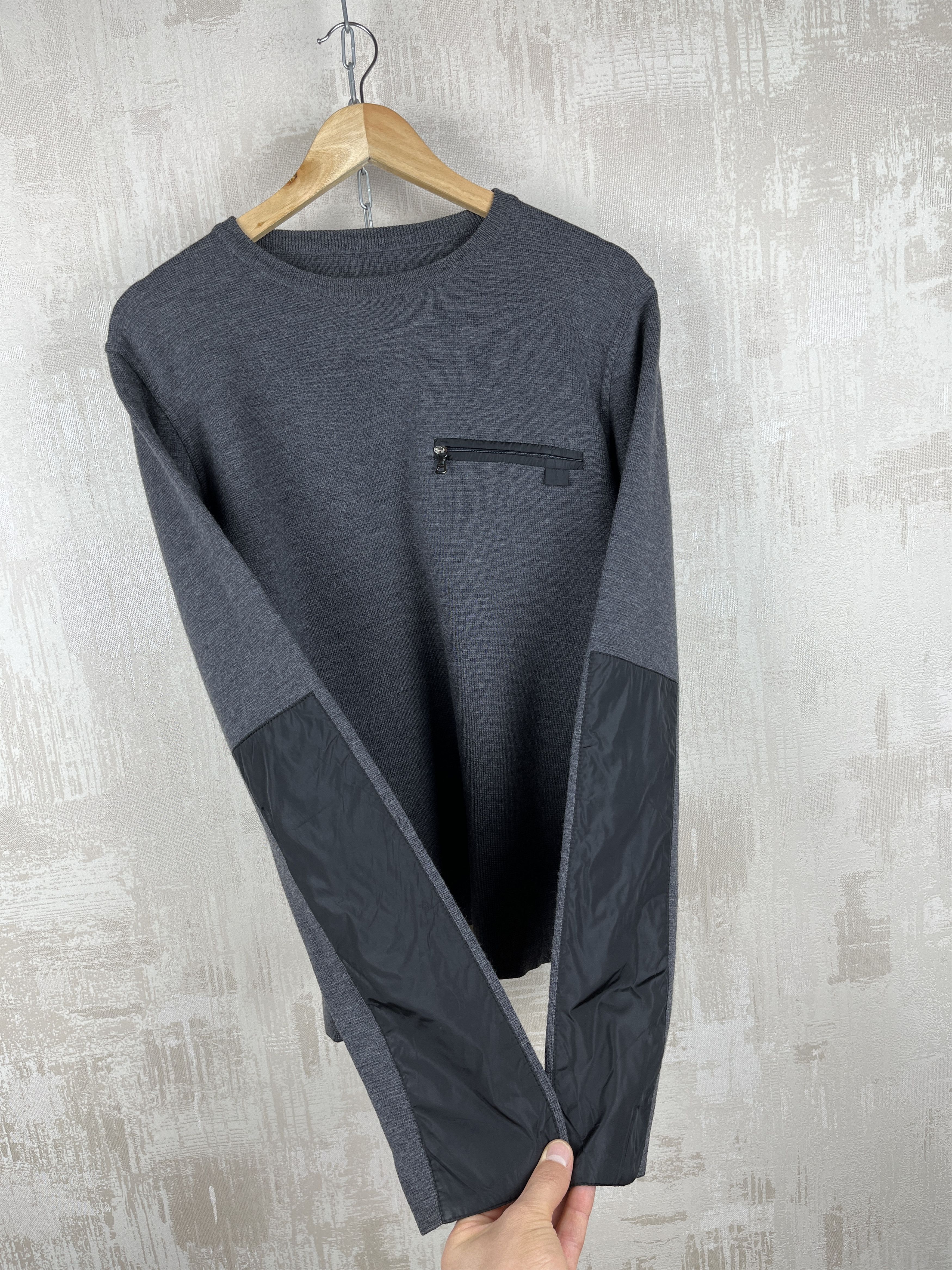 Prada 00's PRADA Milano Wool Nylon Crew Neck Sweater Size US M / EU 48-50 / 2 - 10 Thumbnail