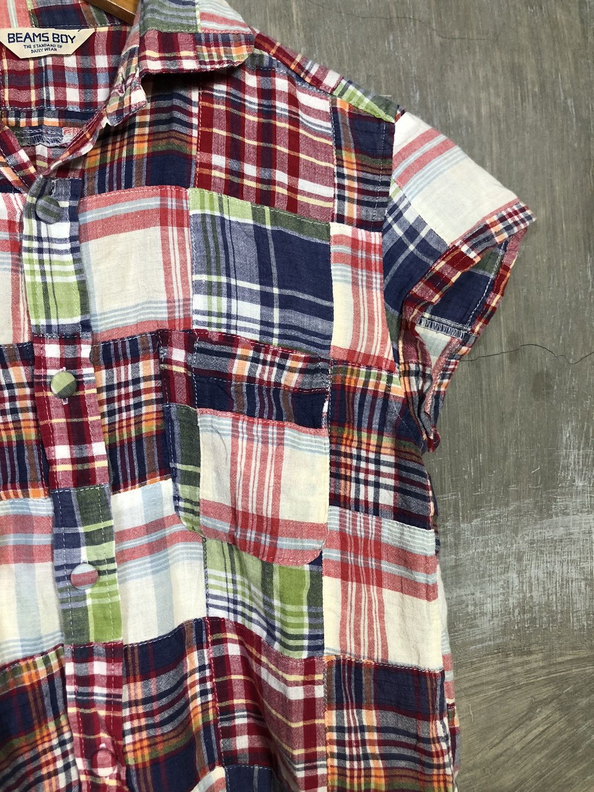 Beams Japan Beamsboy Patch Work Shortsleeve Size S / US 4 / IT 40 - 7 Thumbnail