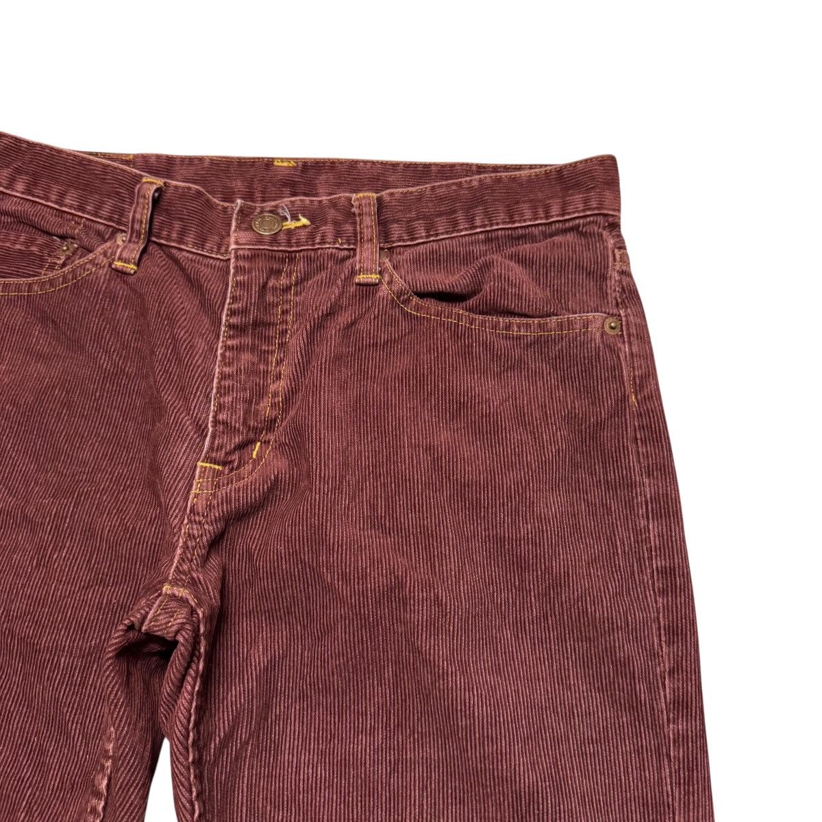 Hysteric Glamour Hysteric Glamour Corduroy Maroon Jeans Size 29" - 5 Thumbnail