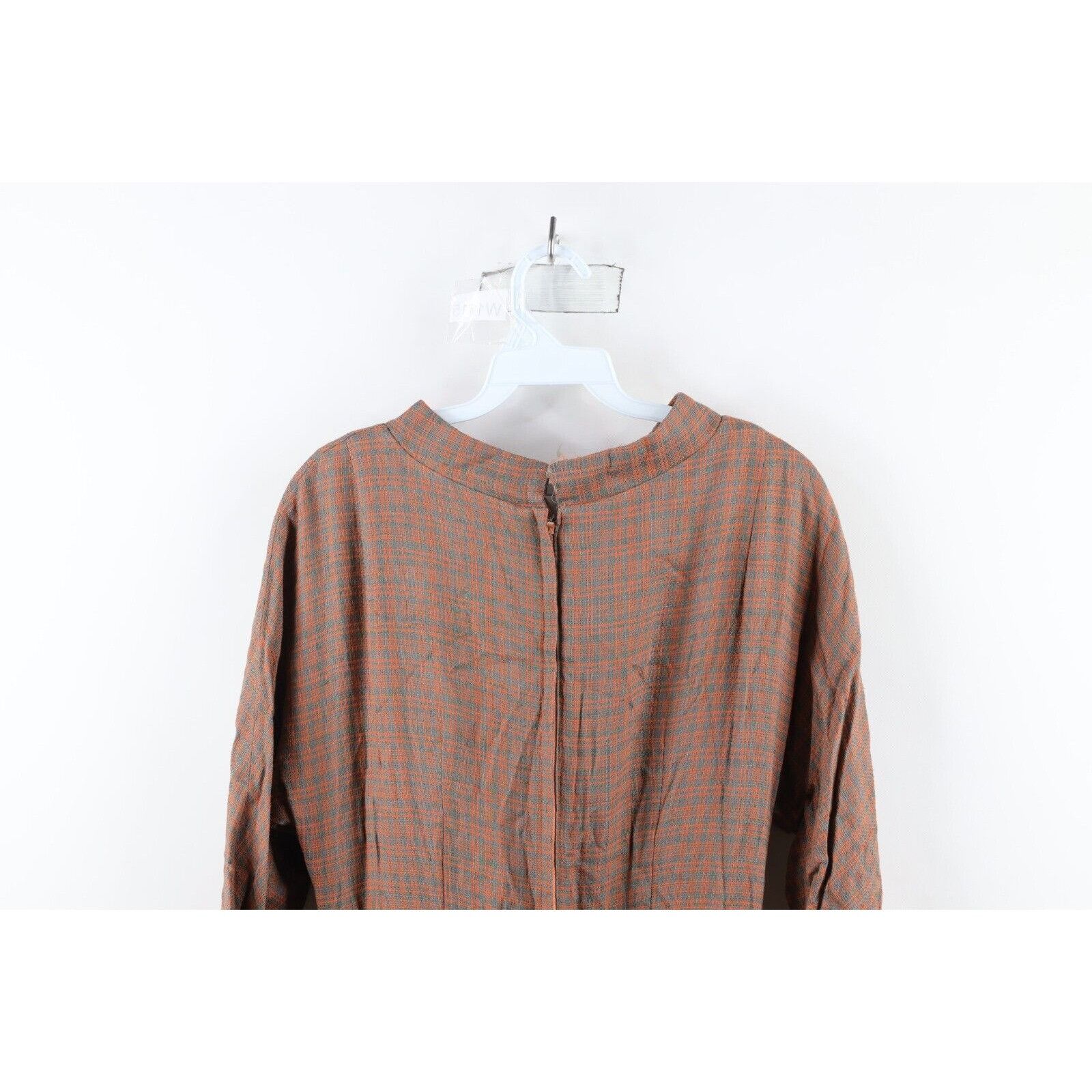 Vintage Vintage 50s 60s Rockabilly Wool Tweed Belted Dress Size M / US 6-8 / IT 42-44 - 16 Thumbnail