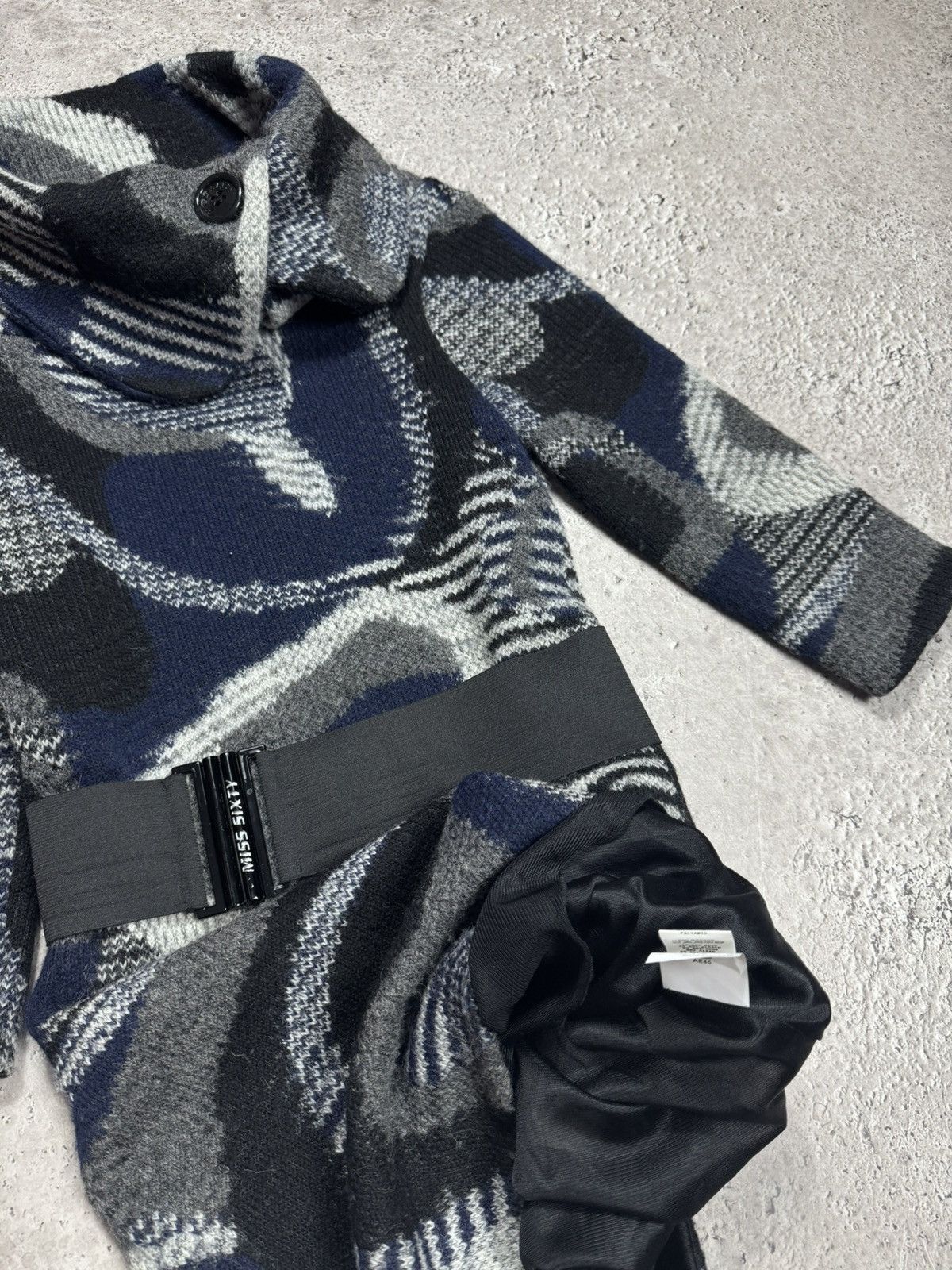 Miss Sixty Miss Sixty Knit Sweater Dress Wool Belted Made in Italy S Size S / US 4 / IT 40 - 12 Thumbnail