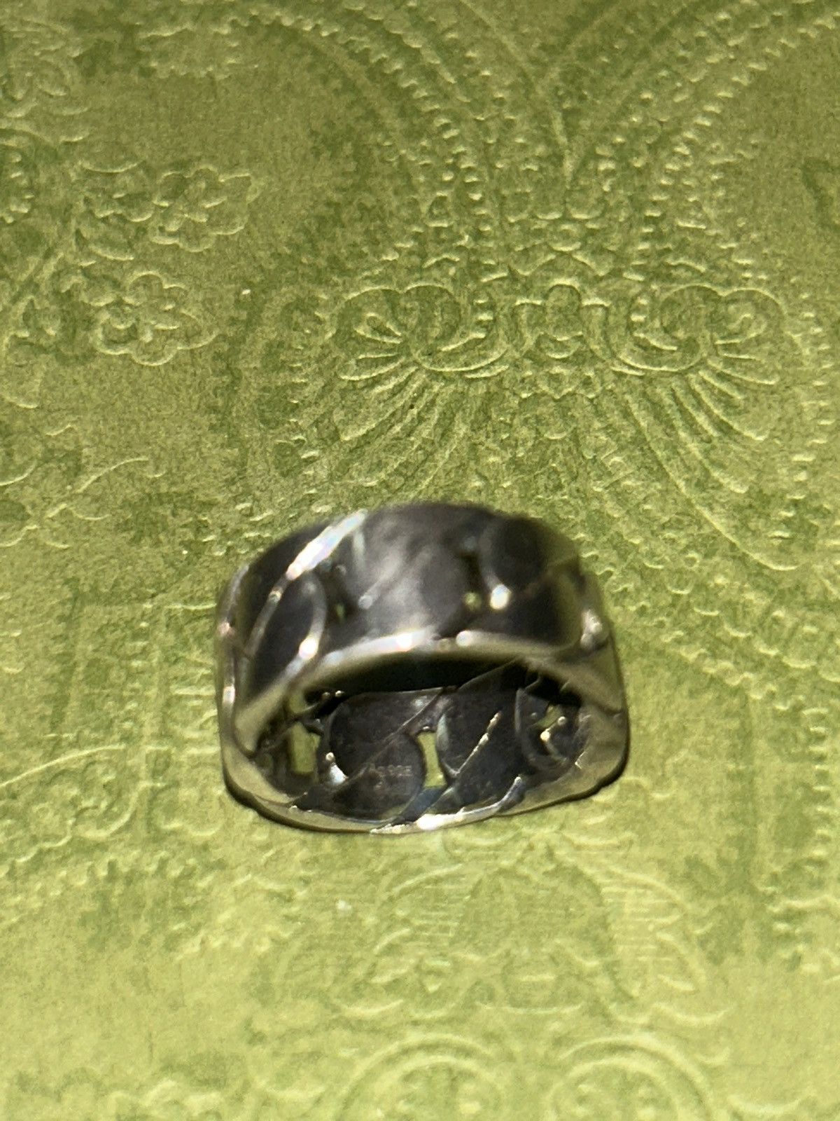 Gucci Gucci Interlocking G Wide Ring Silver 925 Semi Shiny 661515 Size ONE SIZE - 5 Thumbnail