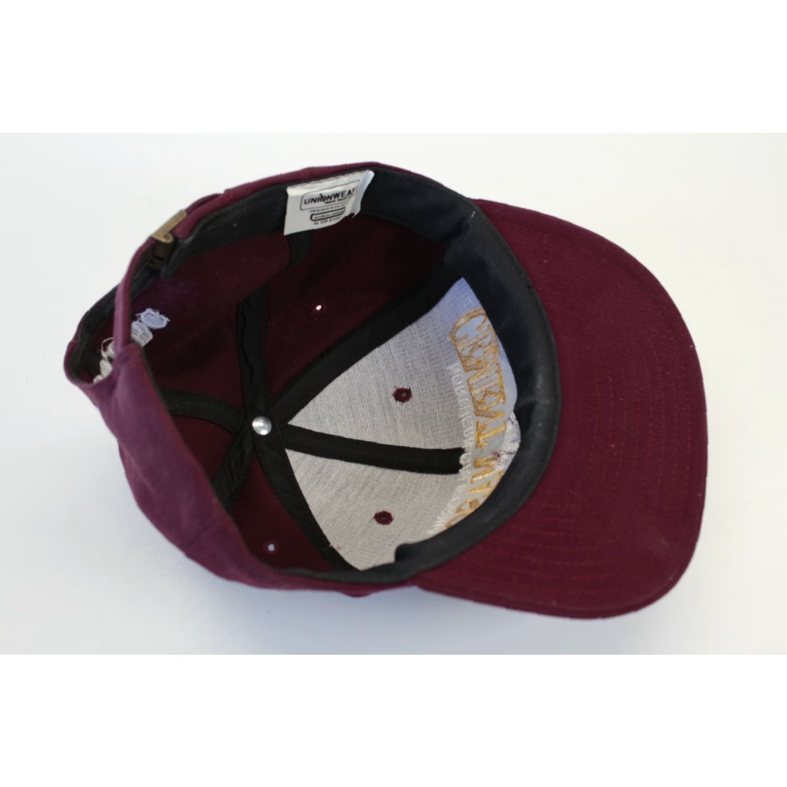 Vintage VINTAGE Northern California Cement Masons Strapback Hat Unbranded Maroon Adjustable 80s 90s Casual Mens Womens Boys Girls Size ONE SIZE - 6 Thumbnail
