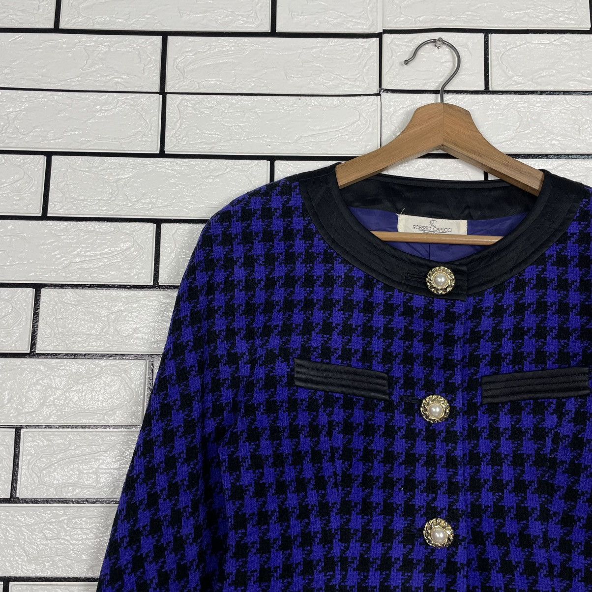 Other Roberto Capucci Plaid Purple Crop Jacket Size S / US 4 / IT 40 - 6 Thumbnail