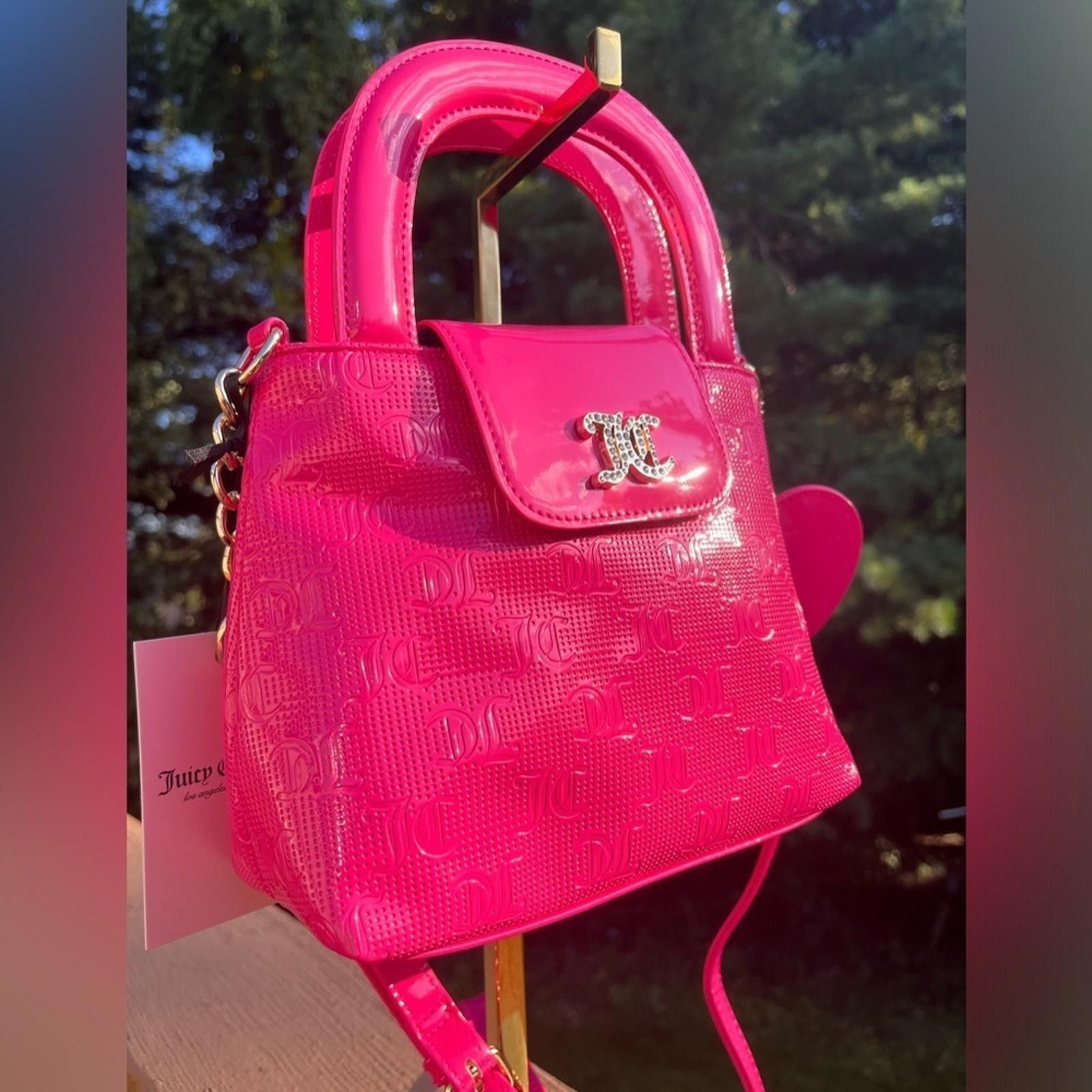 Juicy Couture Juicy Couture, Live Laugh, Pink Flash Crossbody Bag​​ NWT Size ONE SIZE - 2 Thumbnail