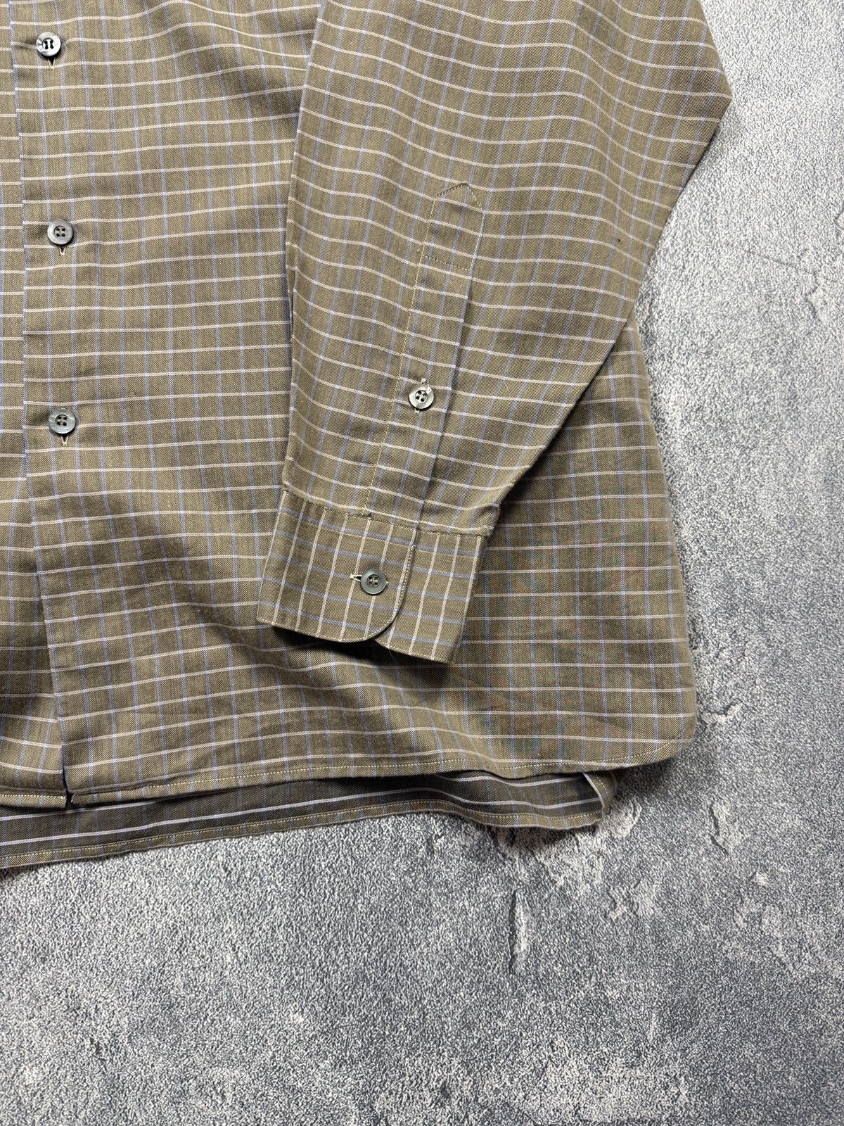 Ermenegildo Zegna Luxury Ermenegildo Zegna Striped Button Up Shirt Size US XXL / EU 58 / 5 - 5 Thumbnail