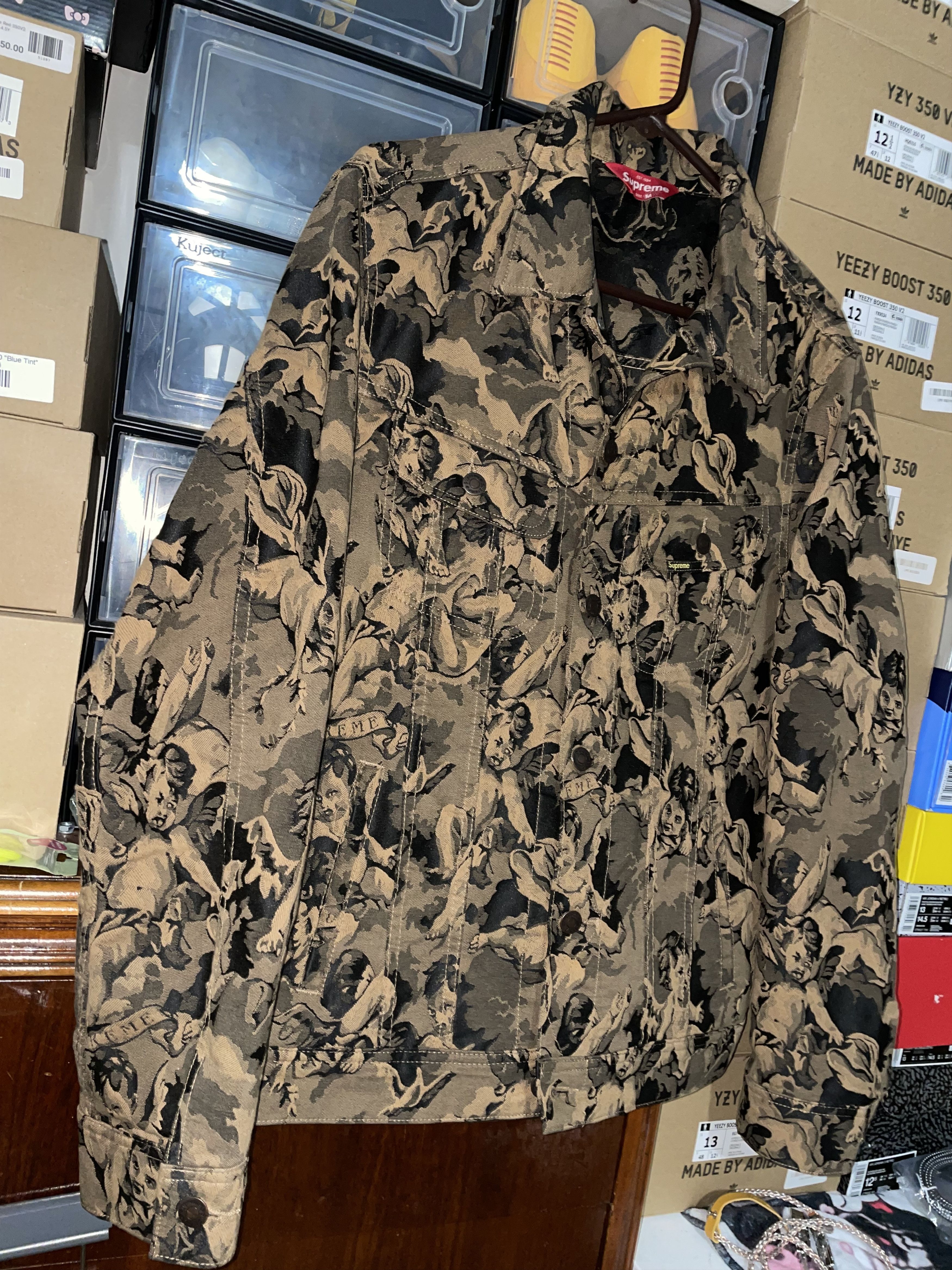 Supreme Supreme Cherub Trucker Jacket FW16 size Medium NEW Size US M / EU 48-50 / 2 - 2 Thumbnail