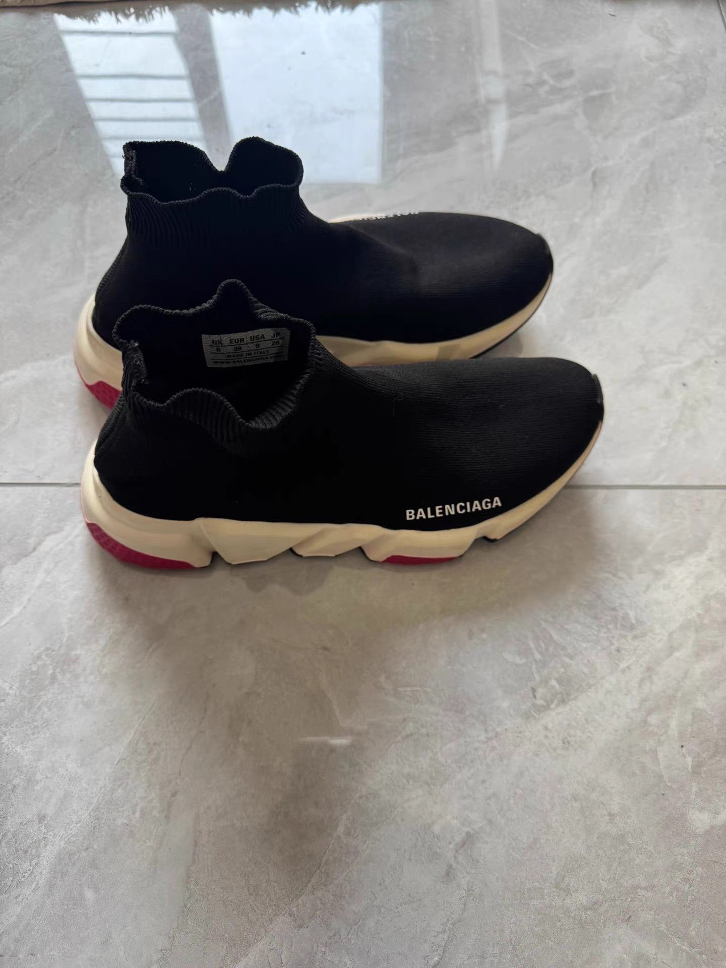 Balenciaga Balenciaga Speed 1.0 High-Top Slip-On Running Shoes K13 Size US 9 / IT 39 - 2 Thumbnail