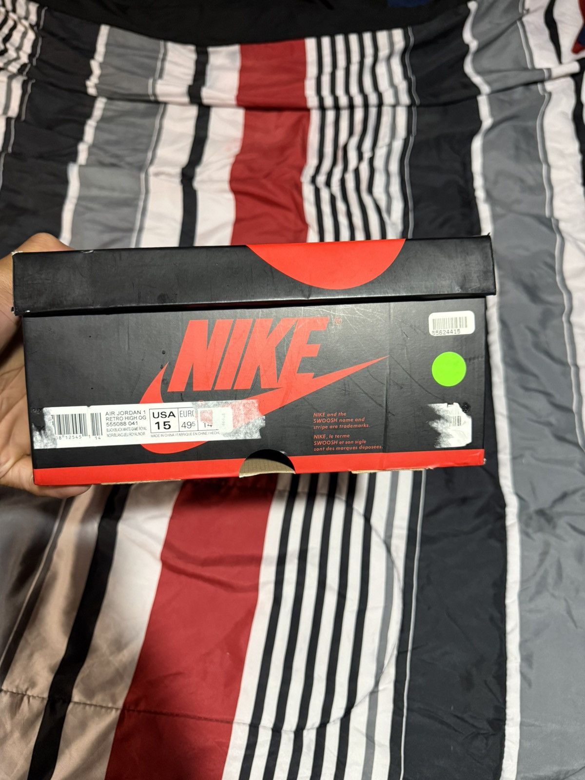 Jordan Brand Size 15 - Jordan 1 Retro High OG Royal Toe 2020 Size US 15 / EU 48 - 9 Thumbnail