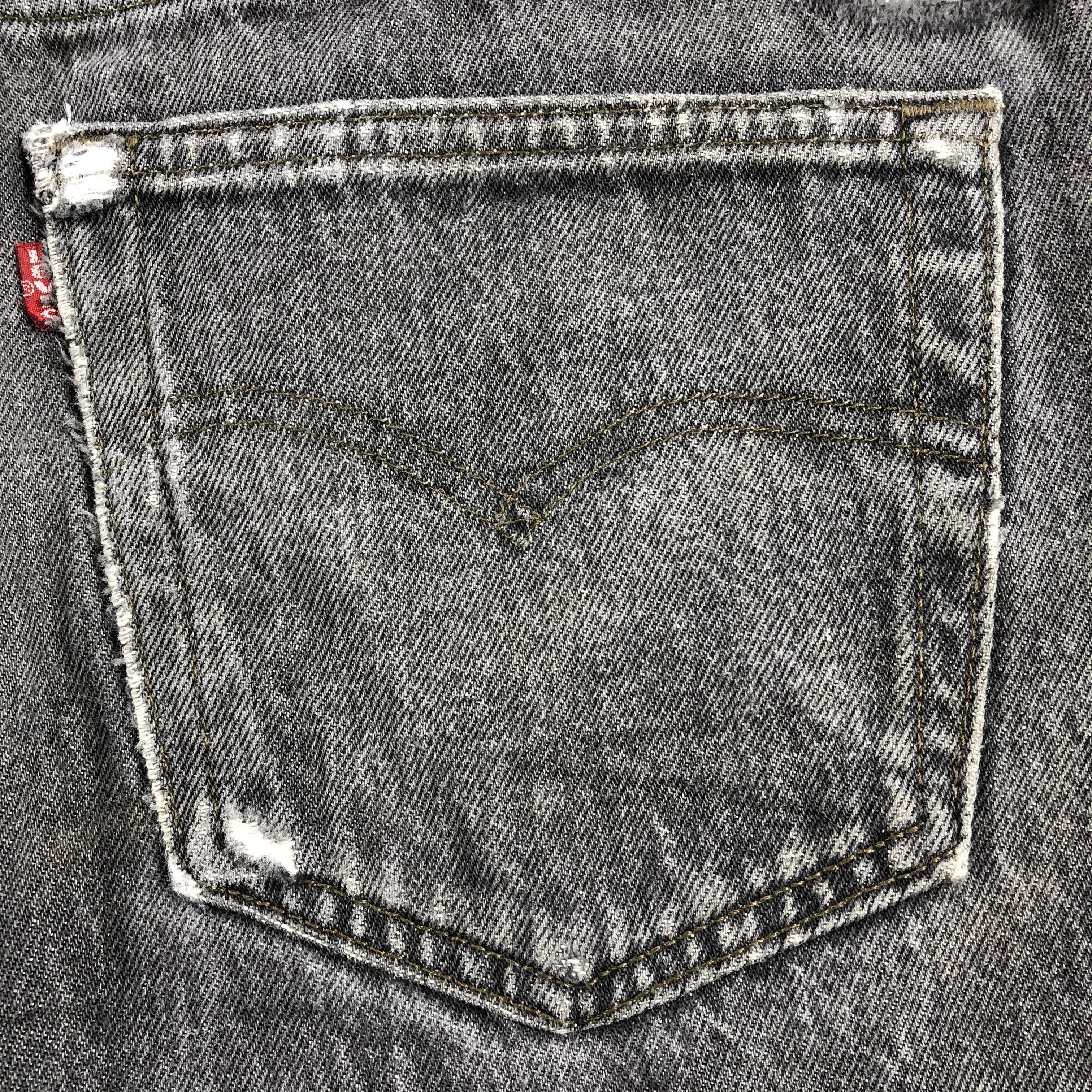 Levi's Vintage 90s Faded Black Levis 501 Jeans-JM2369 Size US 36 / EU 52 - 8 Thumbnail