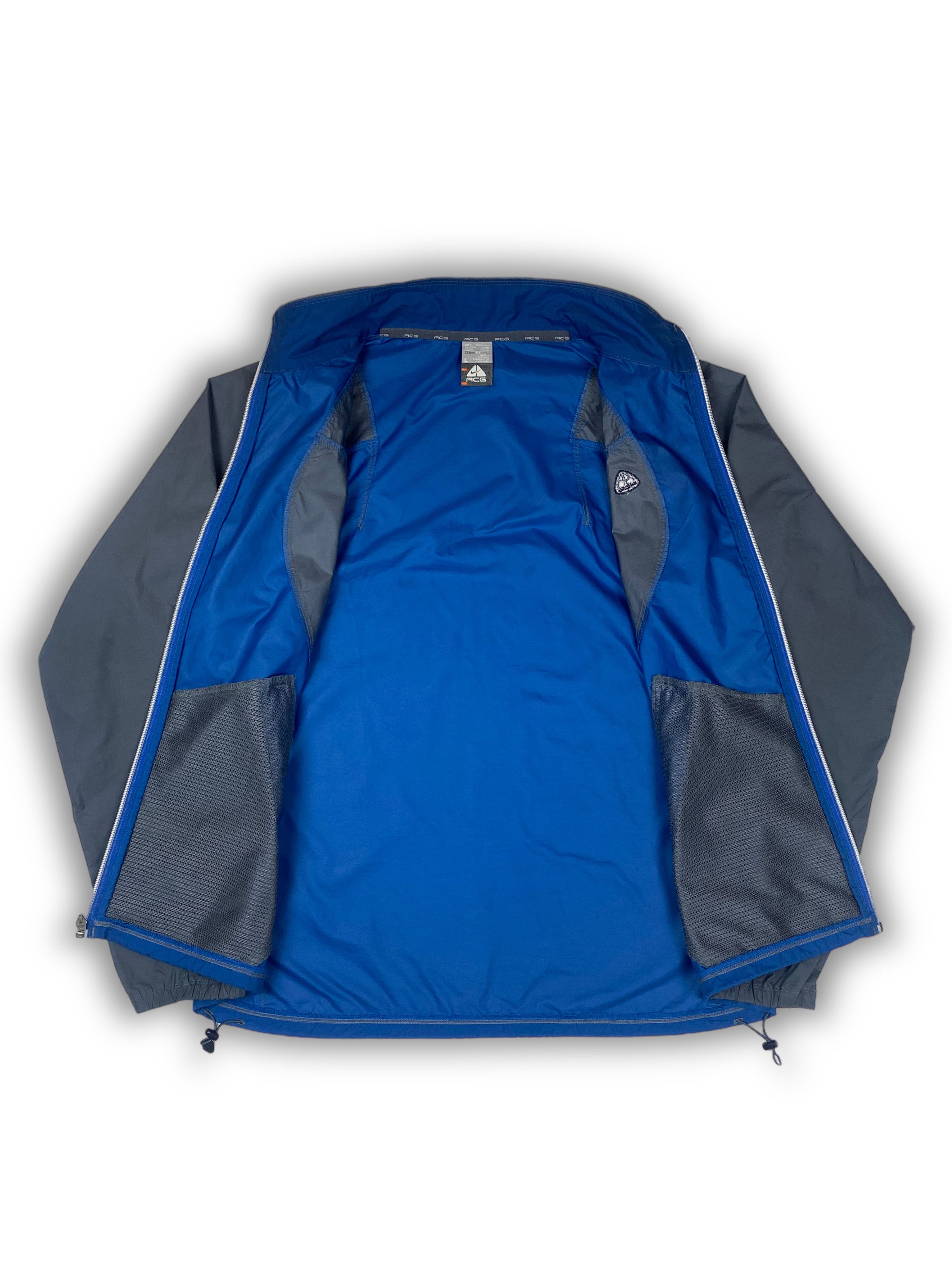 Nike ACG Vintage NIKE ACG Grey Blue Windbreaker Jacket Y2k M547 Size US L / EU 52-54 / 3 - 8 Thumbnail