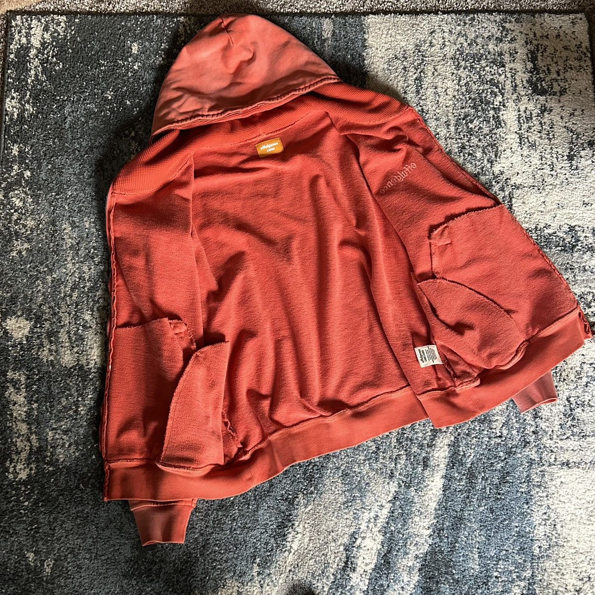 Effulgence PEACH SPLOOSH SUN FADED RiRi FULL ZiP WAFFLE LiNED HOODiE Size US L / EU 52-54 / 3 - 3 Thumbnail