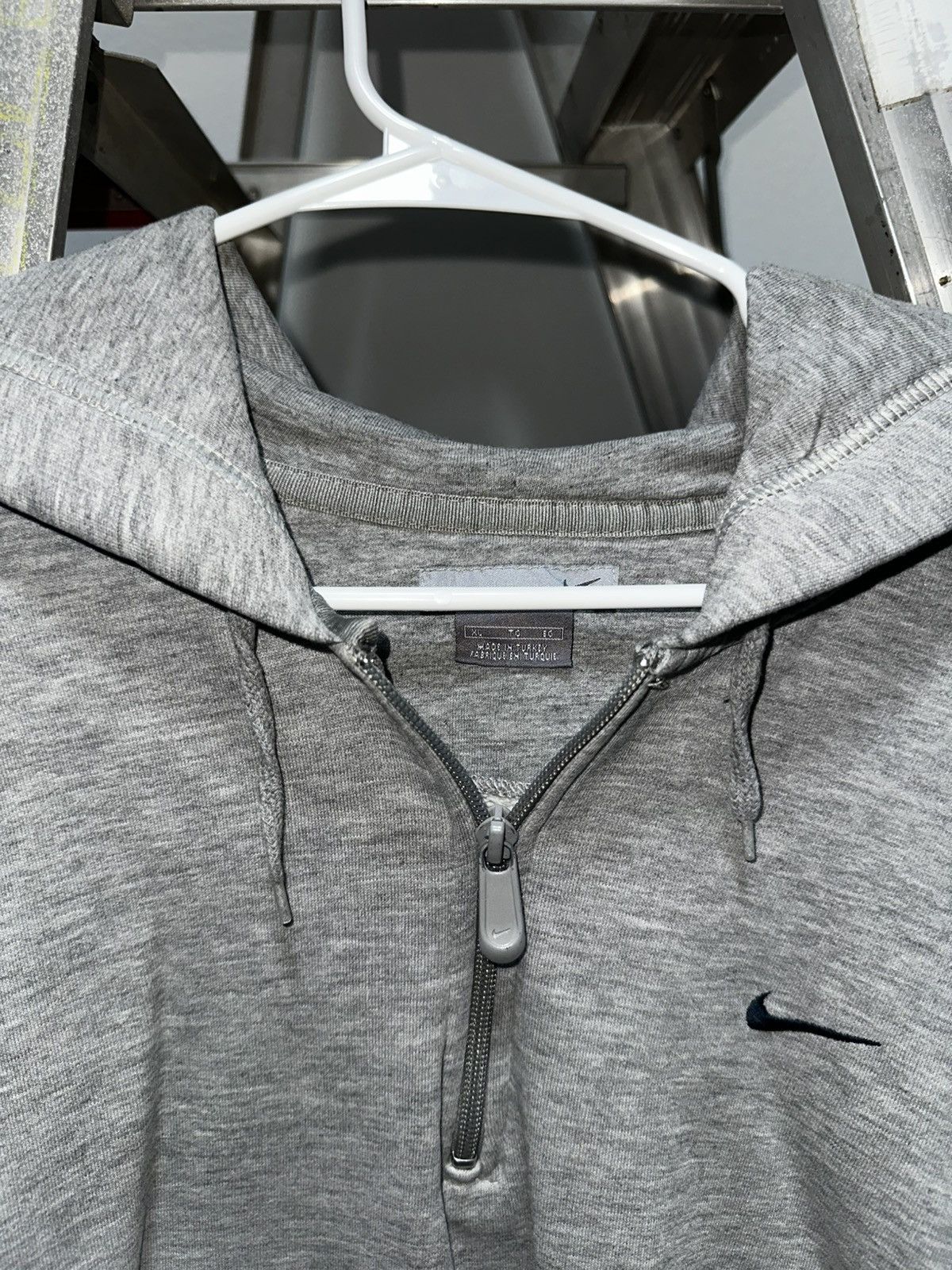 Nike Vintage Nike Quarter-Zip Hoodie Size US XL / EU 56 / 4 - 2 Thumbnail