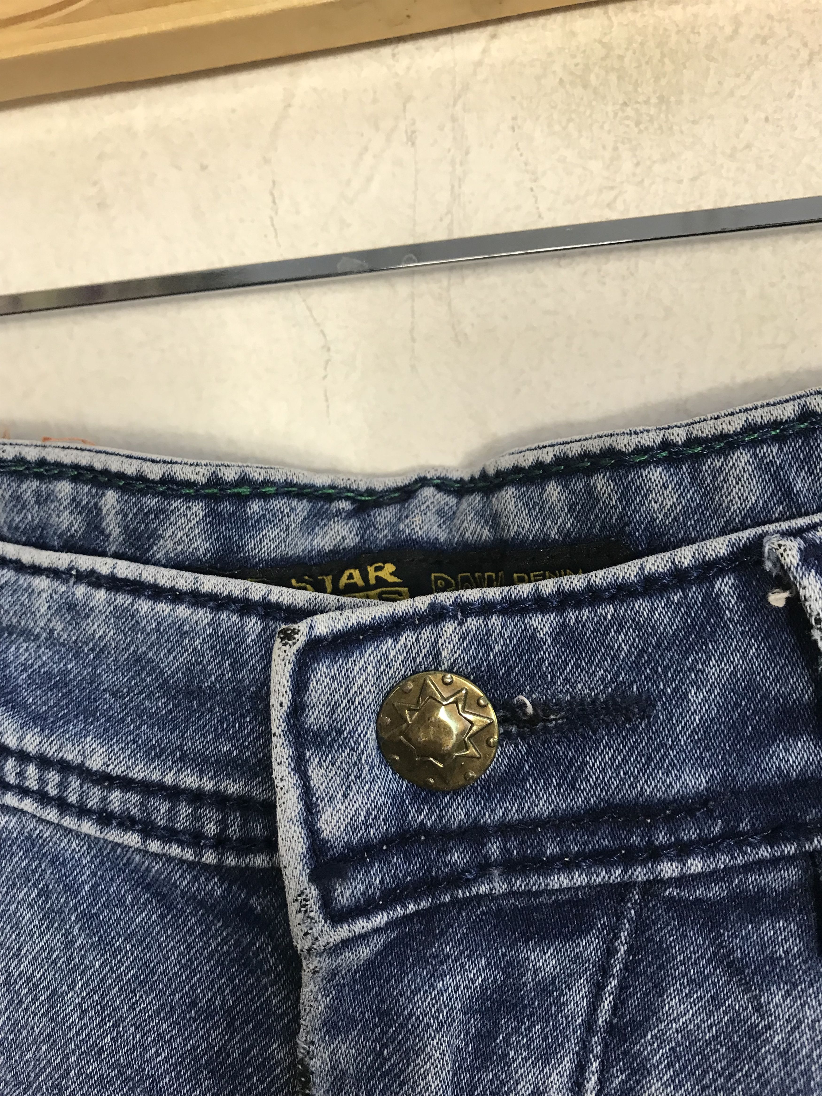 G-Star G Star Raw Denim 3301 Jeans Pant Punk Rock Style Skinny Size US 31 - 6 Thumbnail