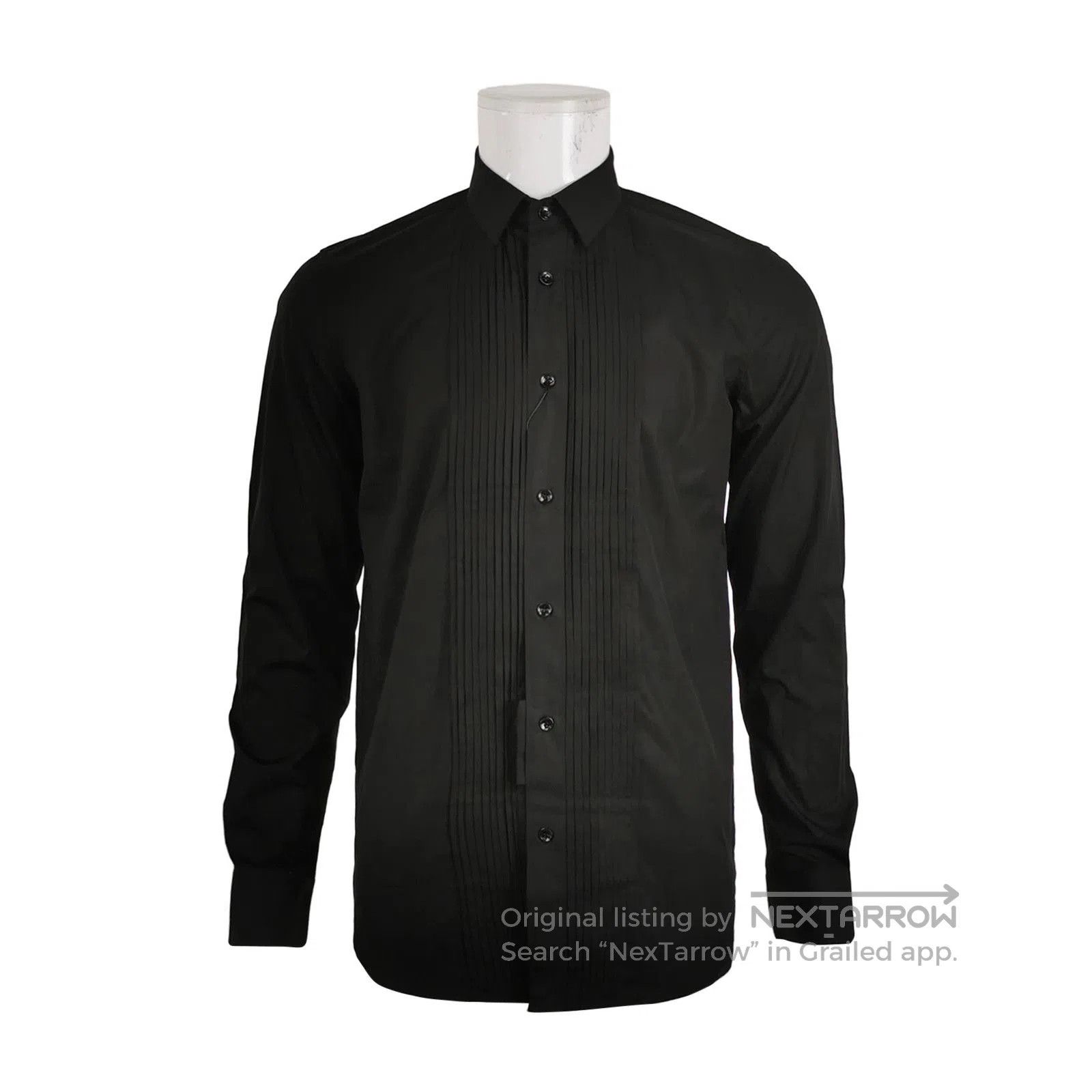 Saint Laurent Paris Saint Laurent Cotton Lapel Button Long-Sleeve Coat 46. Size US XXS / EU 40 - 1 Thumbnail