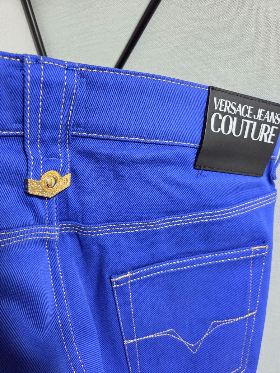 Versace Versace Jeans Couture cobalt denim Size US 30 / EU 46 - 4 Thumbnail