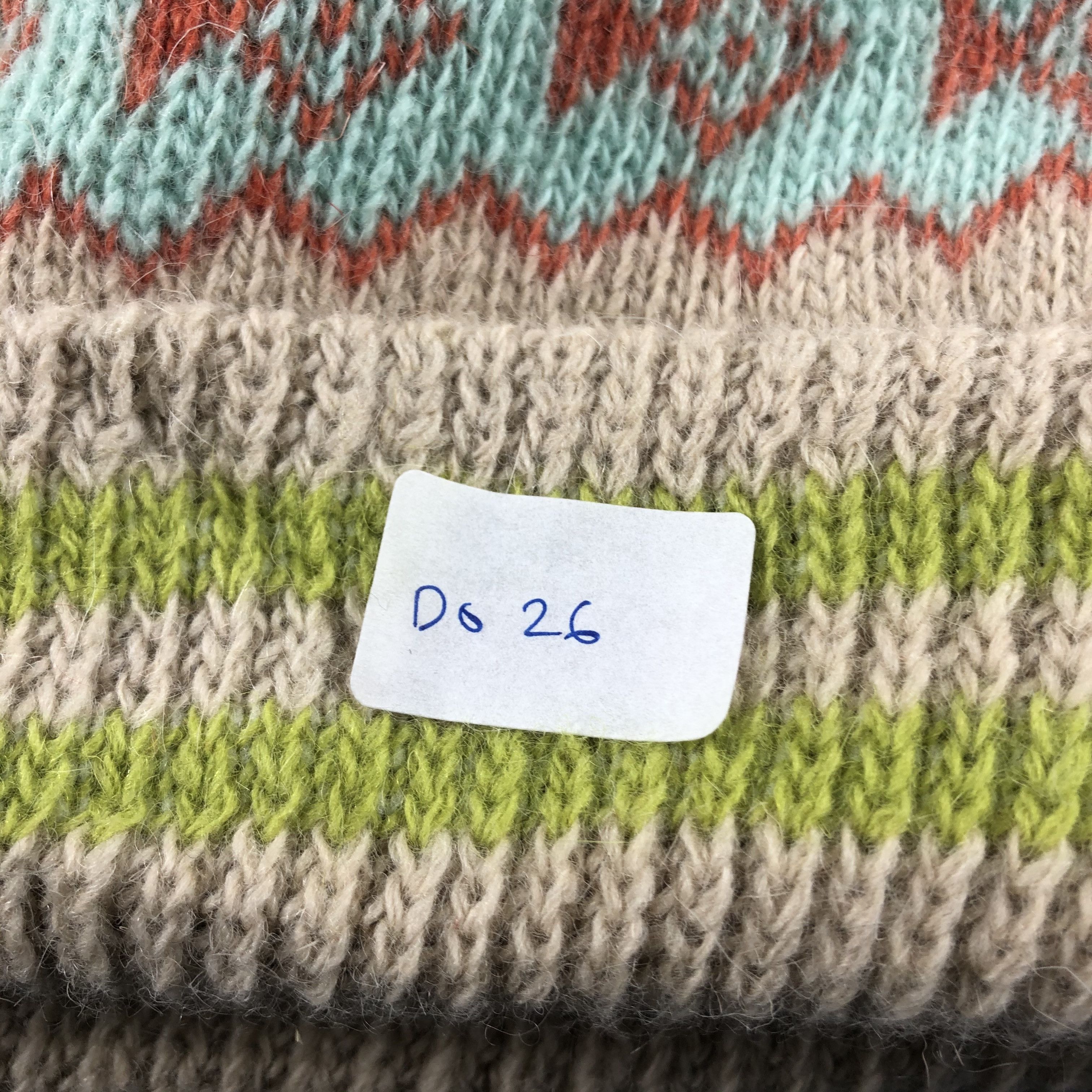 Japanese Brand × Vintage Fair Isle Beanie Snow Hat Snow Cap -D026 Size ONE SIZE - 8 Thumbnail