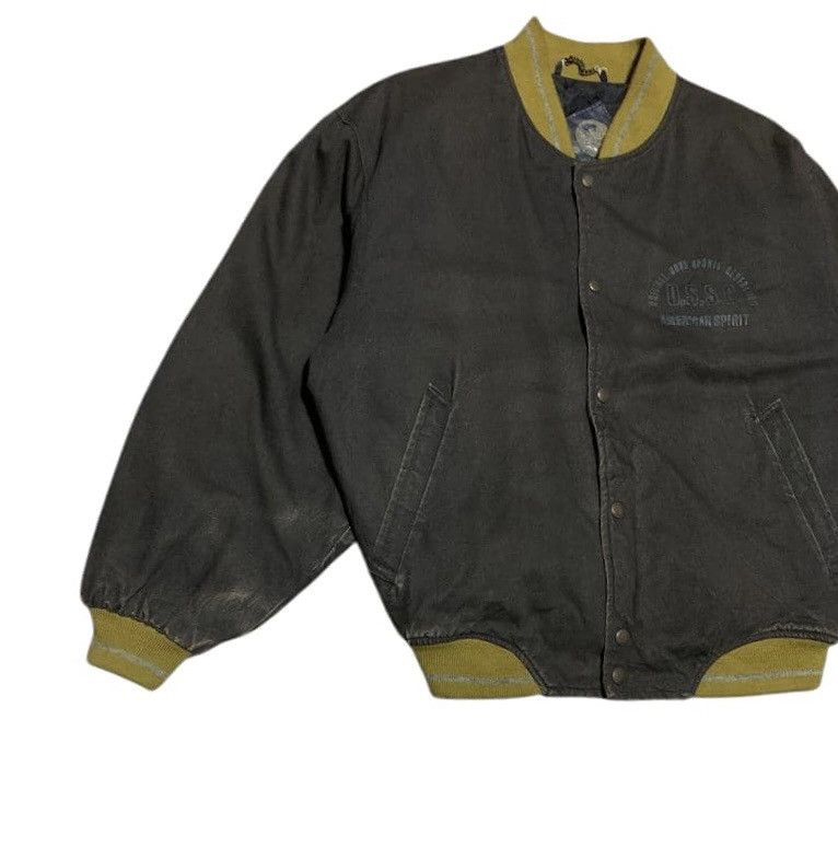Vintage Trashed Vintage 80s Sons Sport For American Varsity Jacket Size US M / EU 48-50 / 2 - 2 Thumbnail