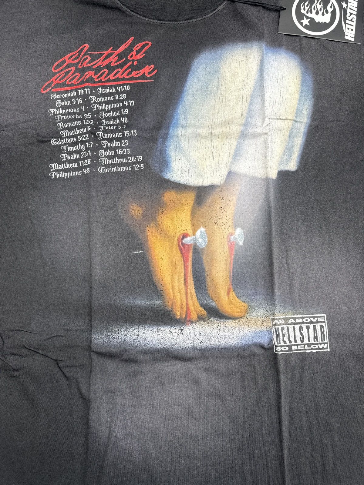 HELLSTAR Hellstar Nailed Tour T-shirt Size US XXL / EU 58 / 5 - 2 Thumbnail