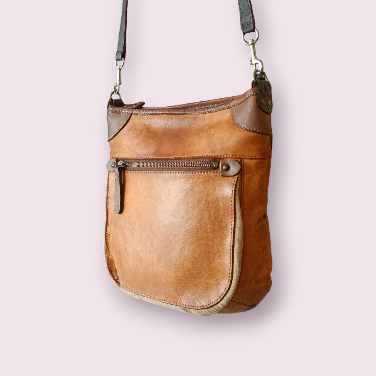 Leather × Vintage Vintage C'omodo + plus t Leather Crosbody Bag Size ONE SIZE - 8 Thumbnail