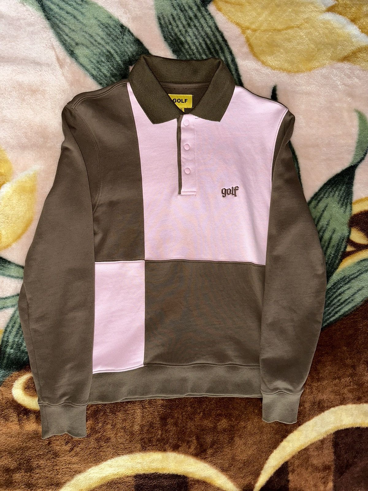 Golf Wang Golf Wang Olde Golf Patch L/S Polo Size US XS / EU 42 / 0 - 1 Thumbnail