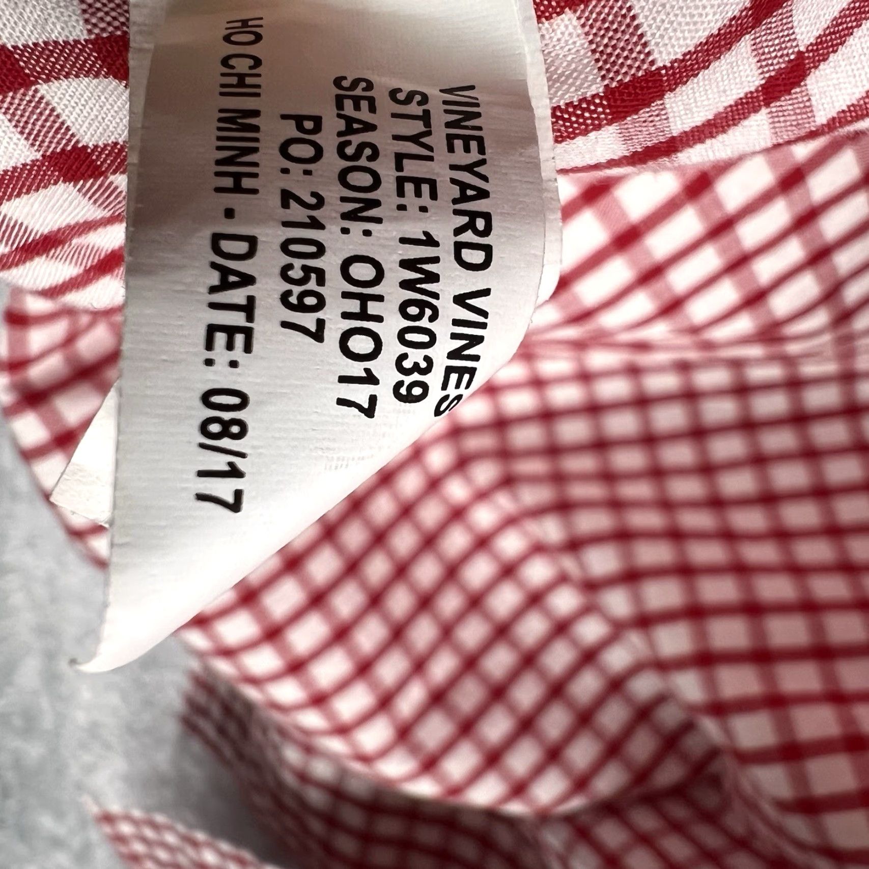 Vineyard Vines Vineyard Vines Shirt Mens Medium Button-Up Checkered Red White Whale Knit Cotton Long Sleeve Collared Classic Button Down Embroidered Size US M / EU 48-50 / 2 - 7 Thumbnail