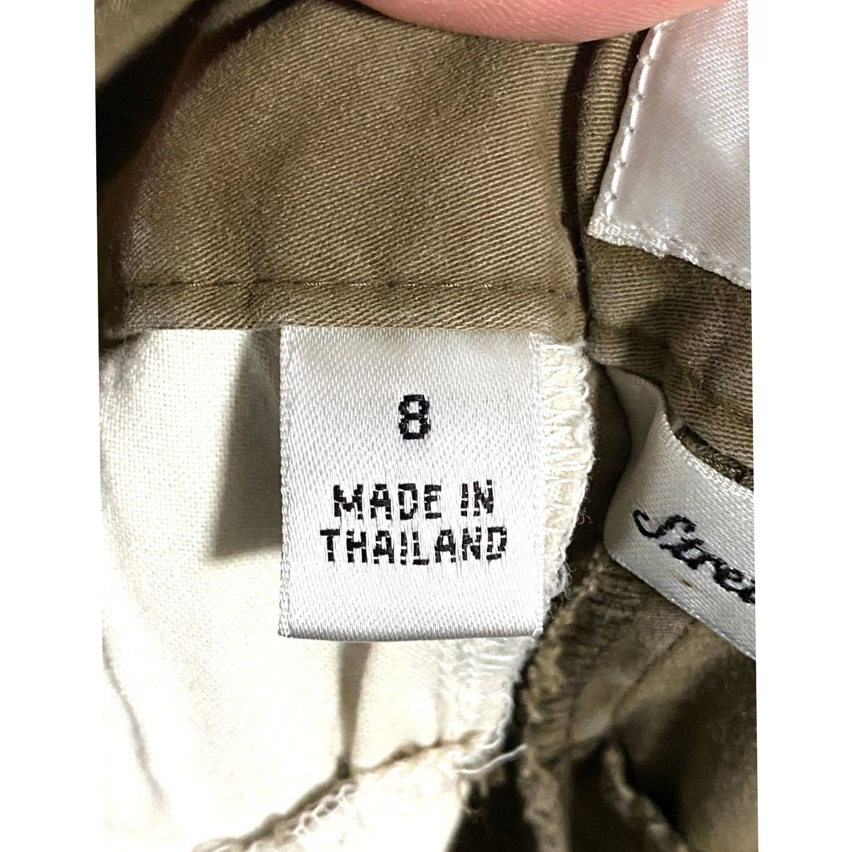 Talbots VTG Talbots Chinos Pants 8 Stretch Neutral Classic Minimalist Khaki Work Size 28" / US 6 / IT 42 - 6 Thumbnail