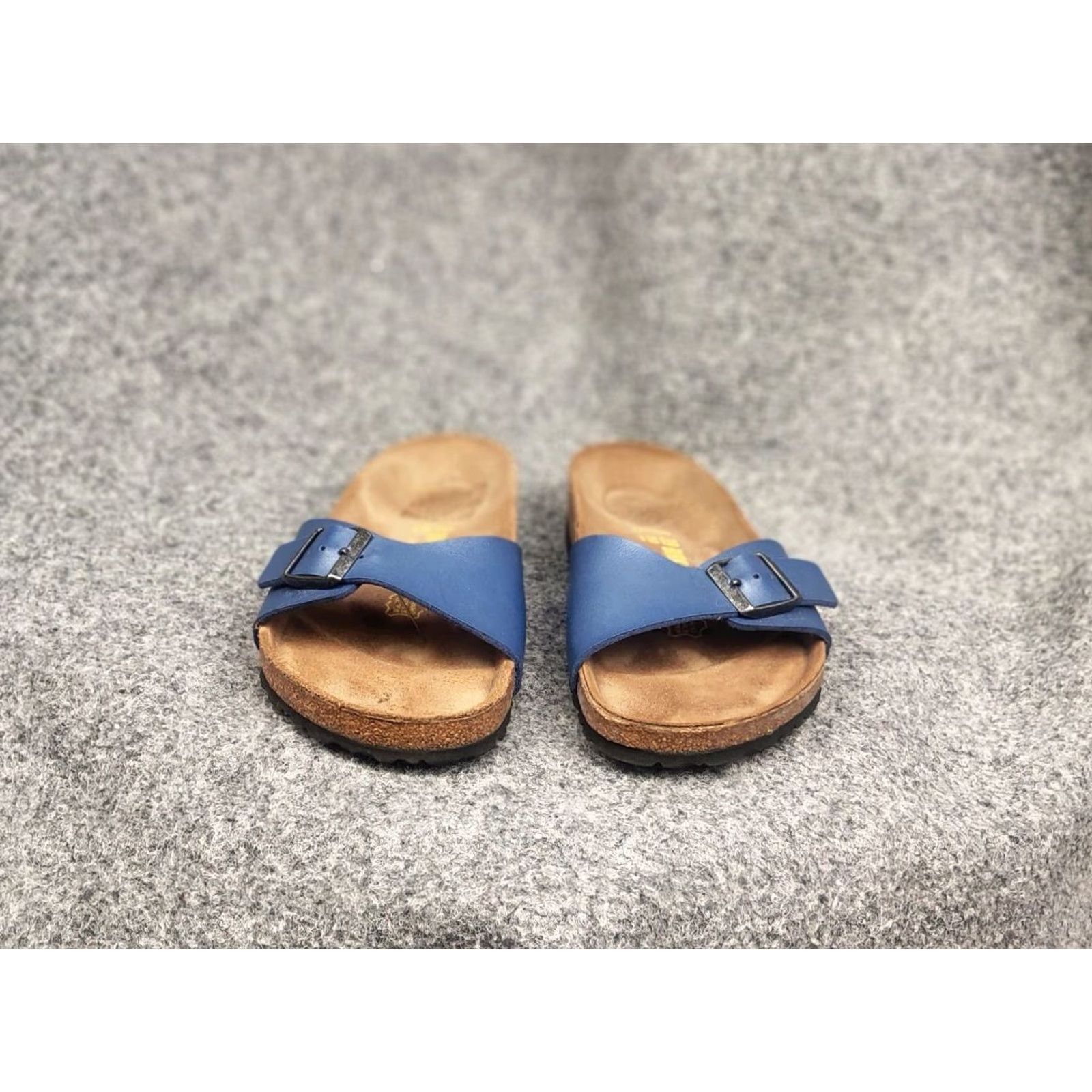 Birkenstock Birkenstock Madrid Leather Synthetics Elemental Blue Orthopedic slippers sandals Size US 9 / IT 39 - 5 Thumbnail