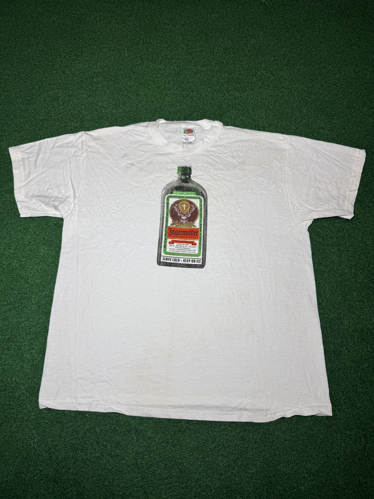 Jagermeister Jagermeister Shot Drinker 90s Y2K XL Liquor Alcohol T Shirt Size US XL / EU 56 / 4 - 1 Thumbnail