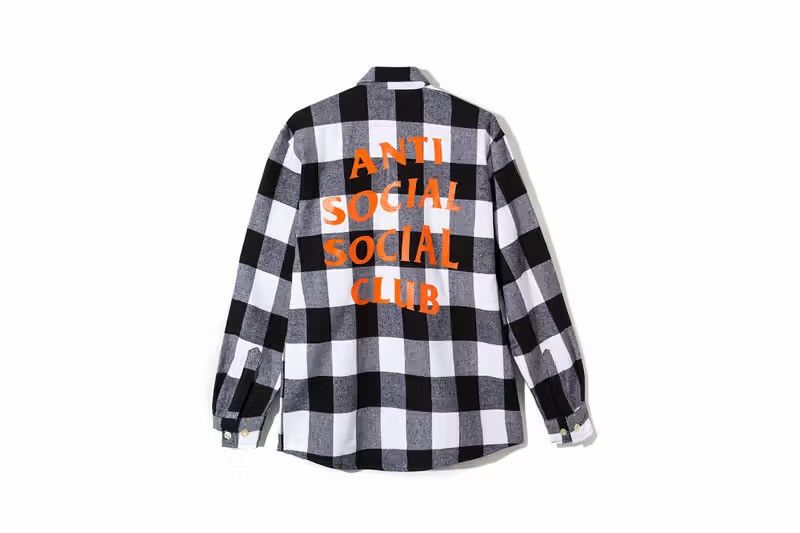 Anti Social Social Club 🔥Anti Social Social Club Kkoch Flannel Shirt/Anti Social Size US XL / EU 56 / 4 - 1 Thumbnail