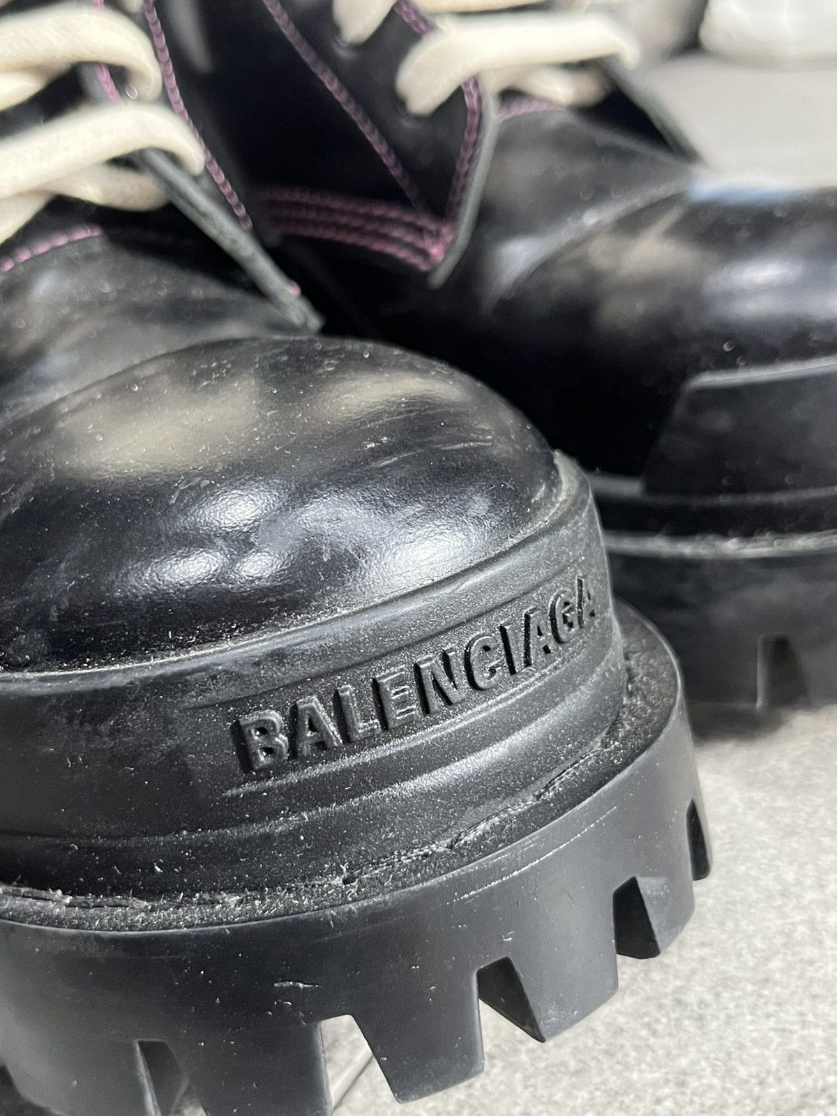 Balenciaga Balenciaga Strike Lace Up Boots EU39 Size US 9 / IT 39 - 13 Thumbnail